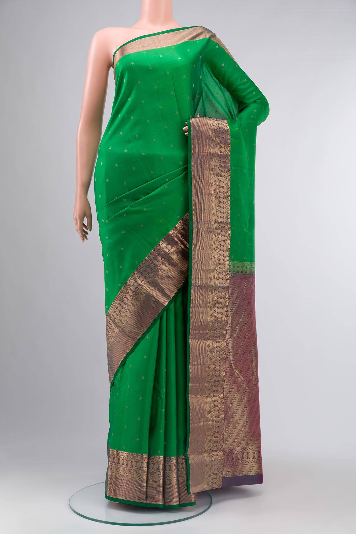 Green Kanchipuram Silk Saree