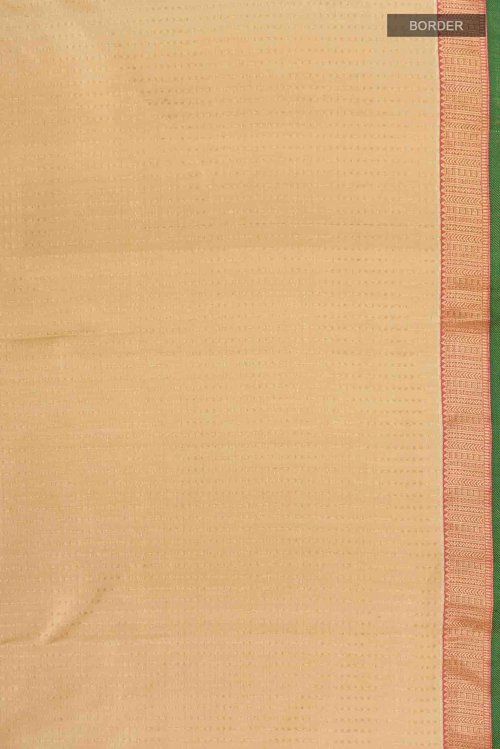 Beige Kanchipuram Silk Saree