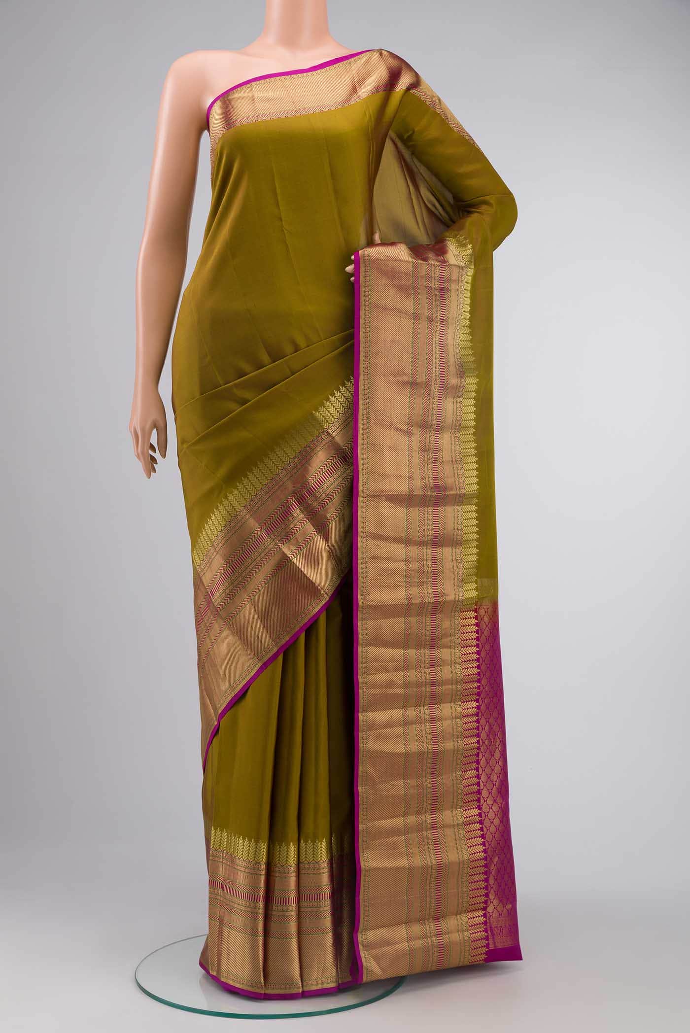 Green Kanchipuram Silk Saree