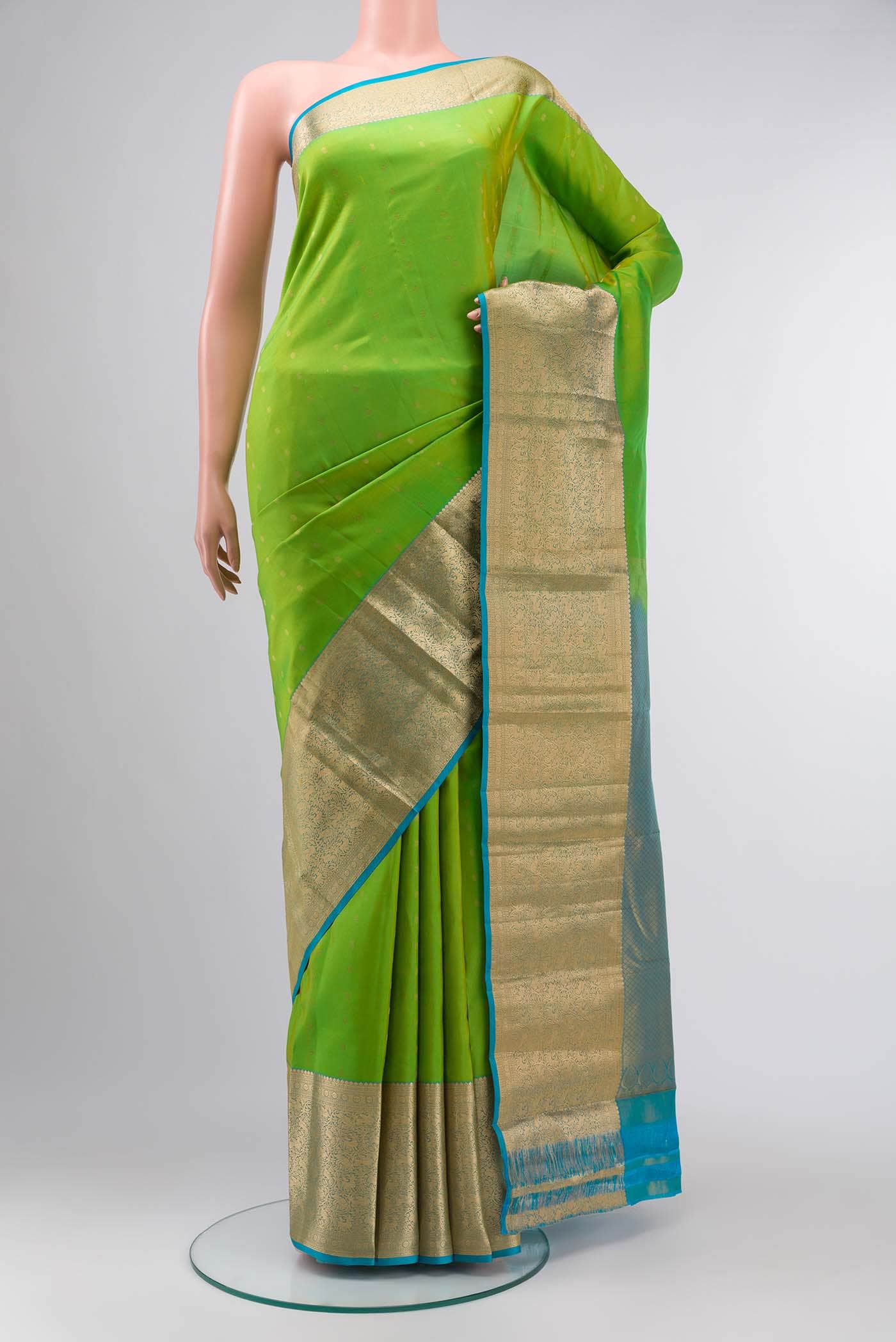Green Kanchipuram Silk Saree