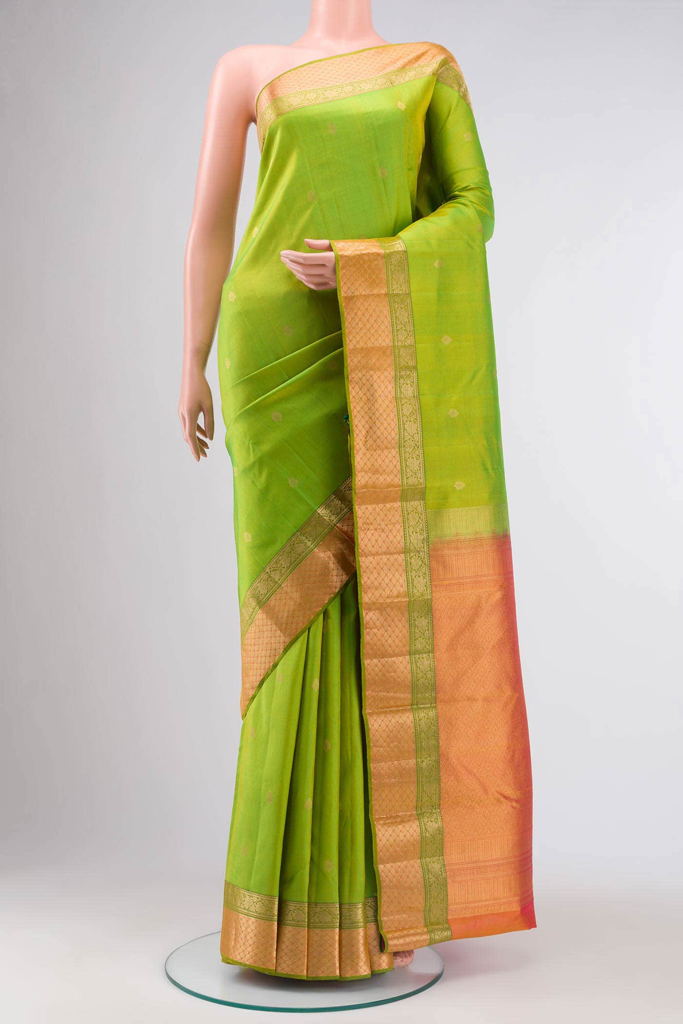 Green Kanchipuram Silk Saree