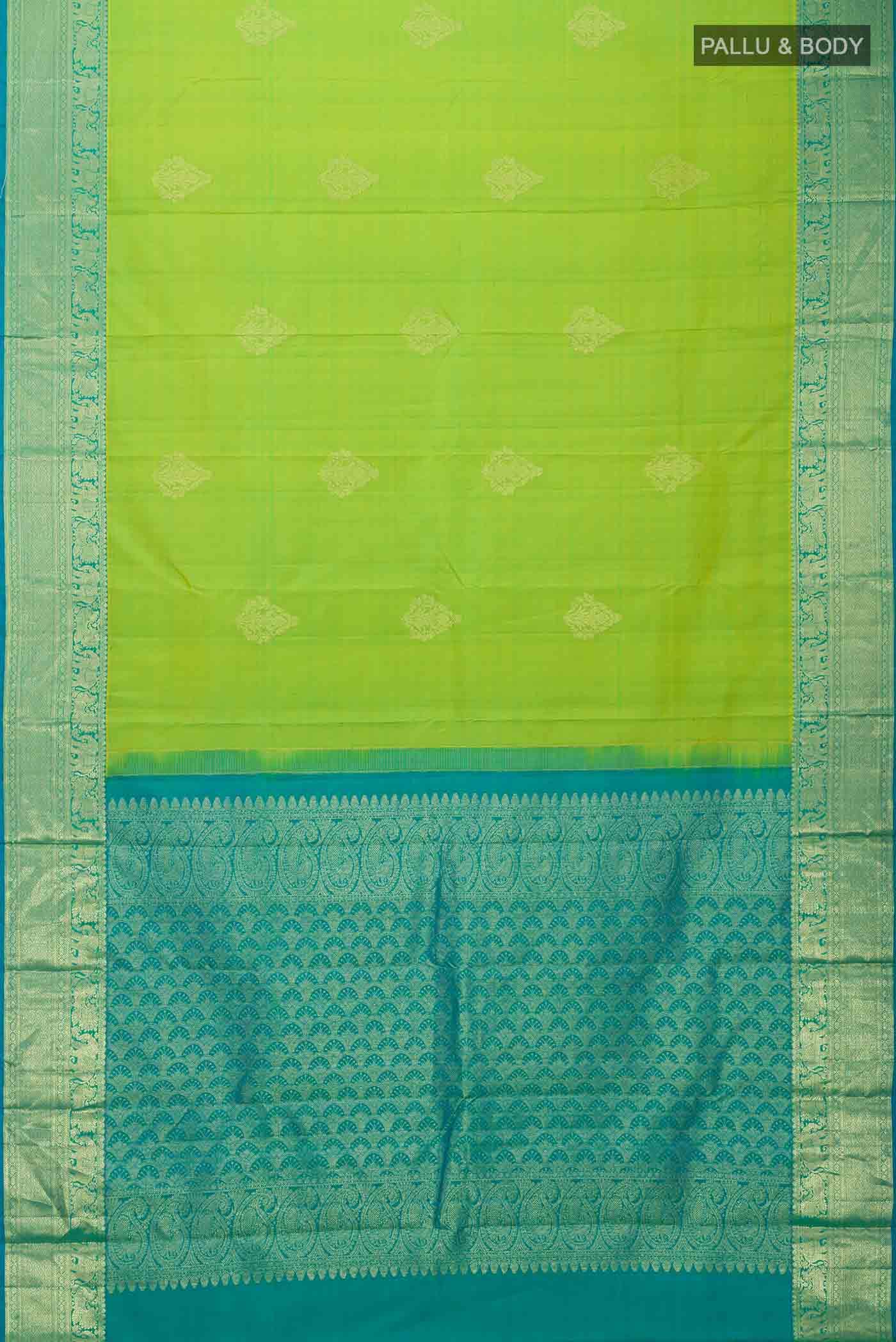 Green Kanchipuram Silk Saree