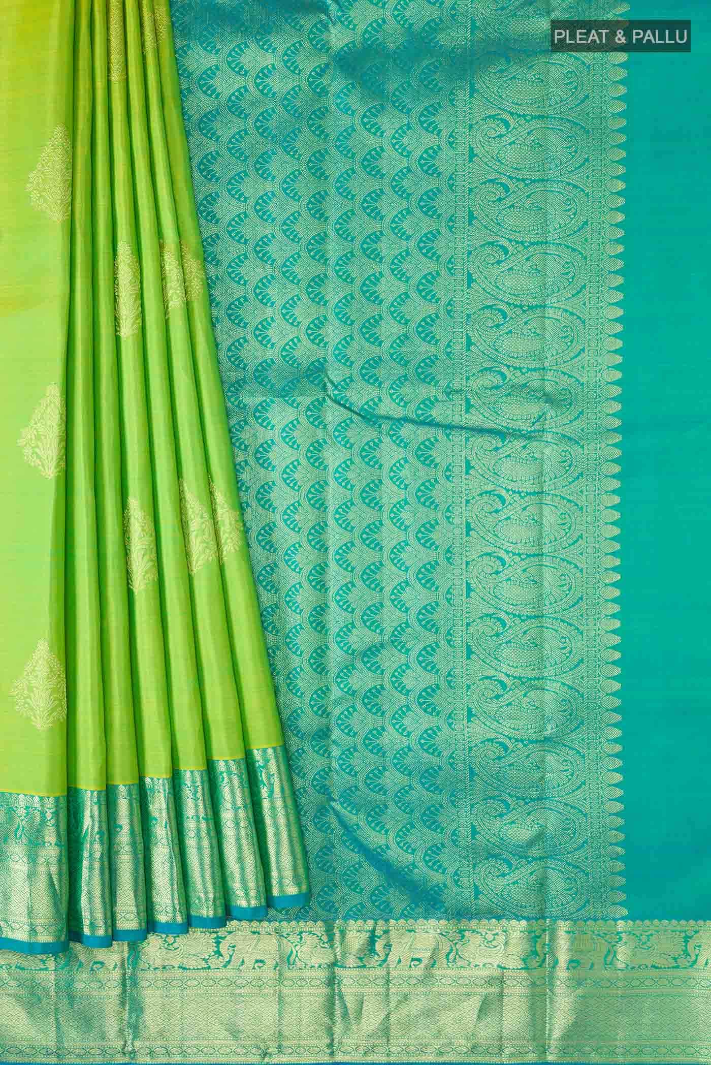 Green Kanchipuram Silk Saree