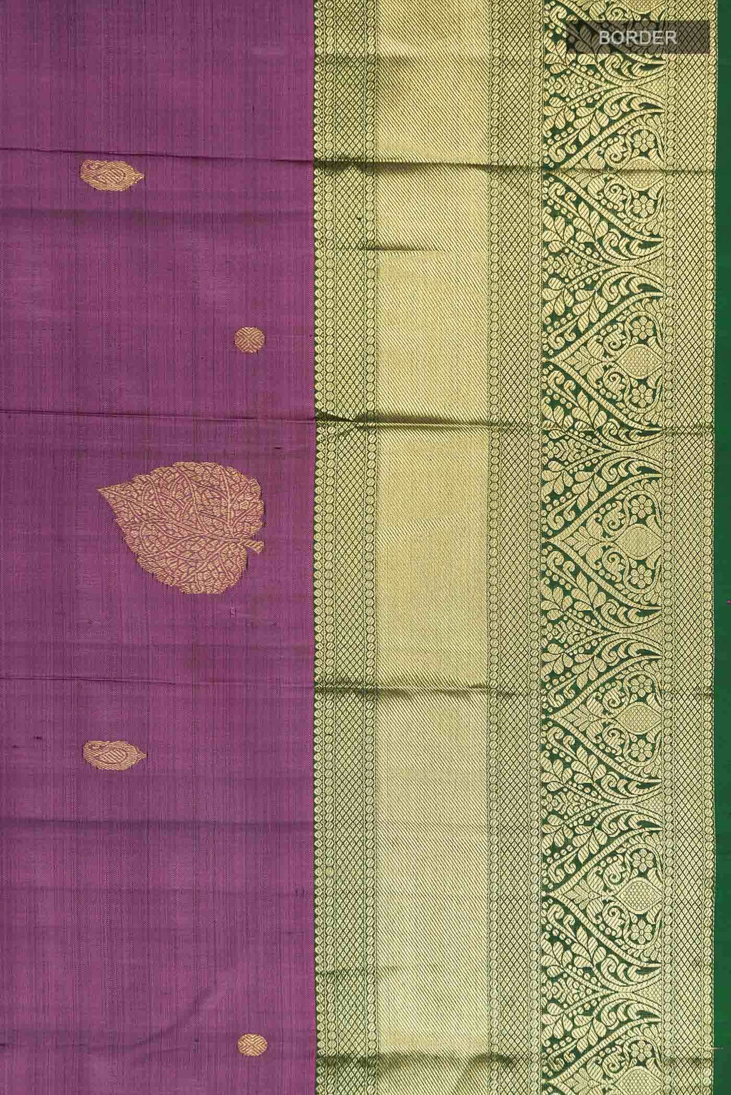 Mauve Kanchipuram Silk Saree