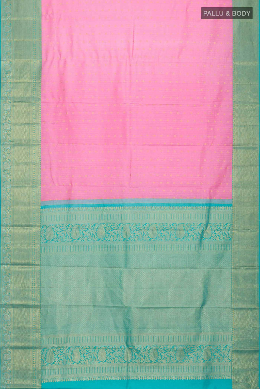 Pink Kanchipuram Silk Saree