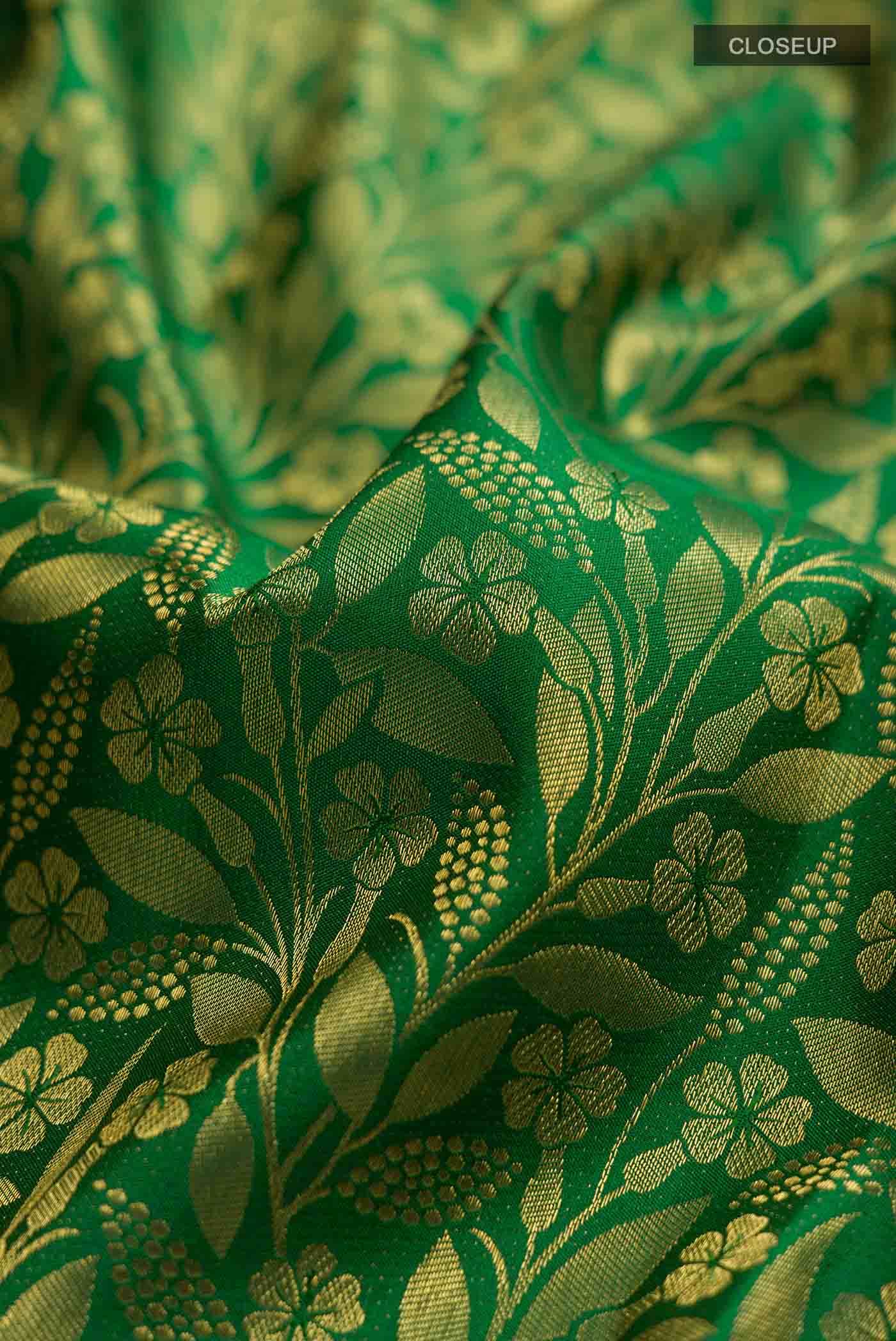 Green Kanchipuram Silk Saree
