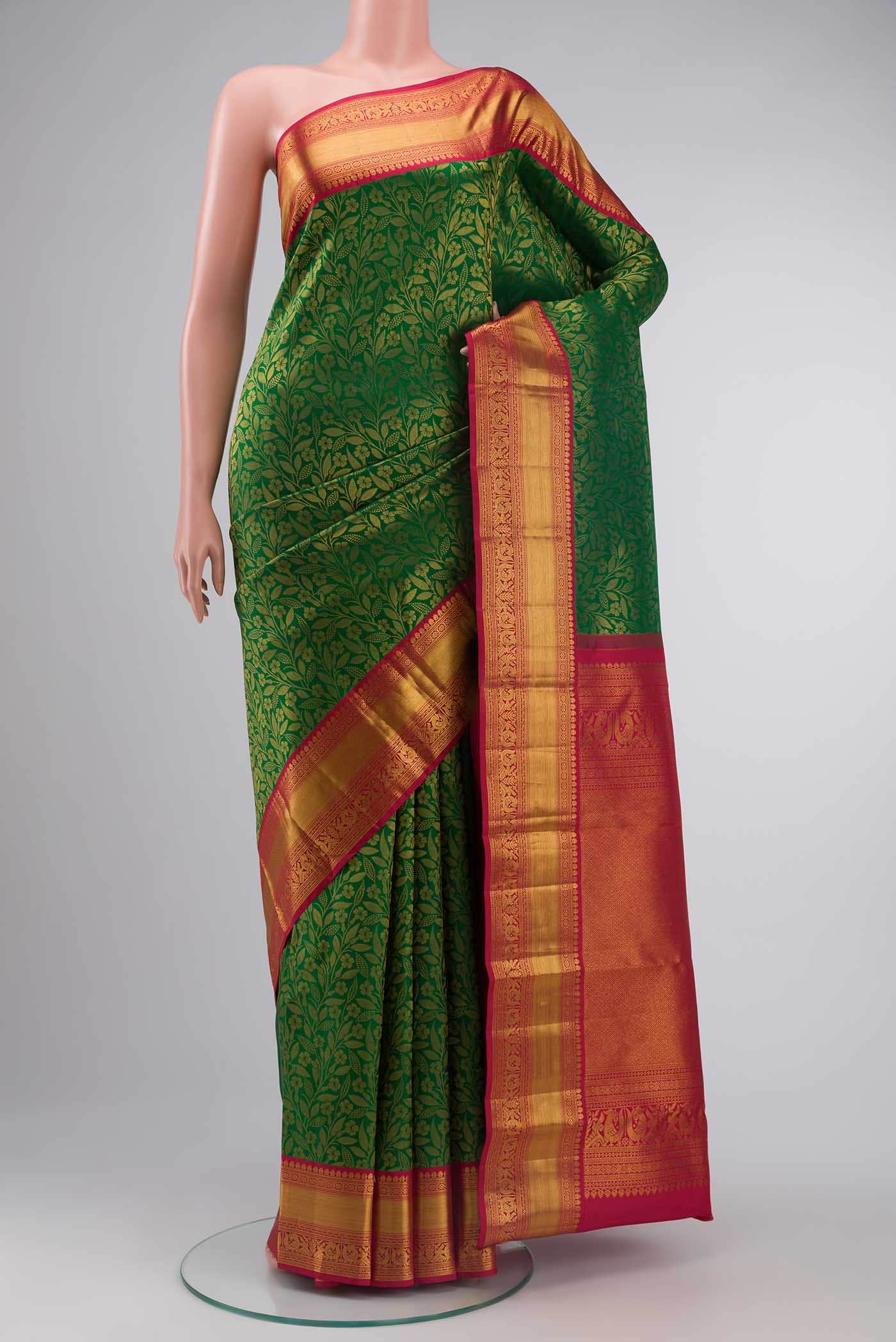 Green Kanchipuram Silk Saree