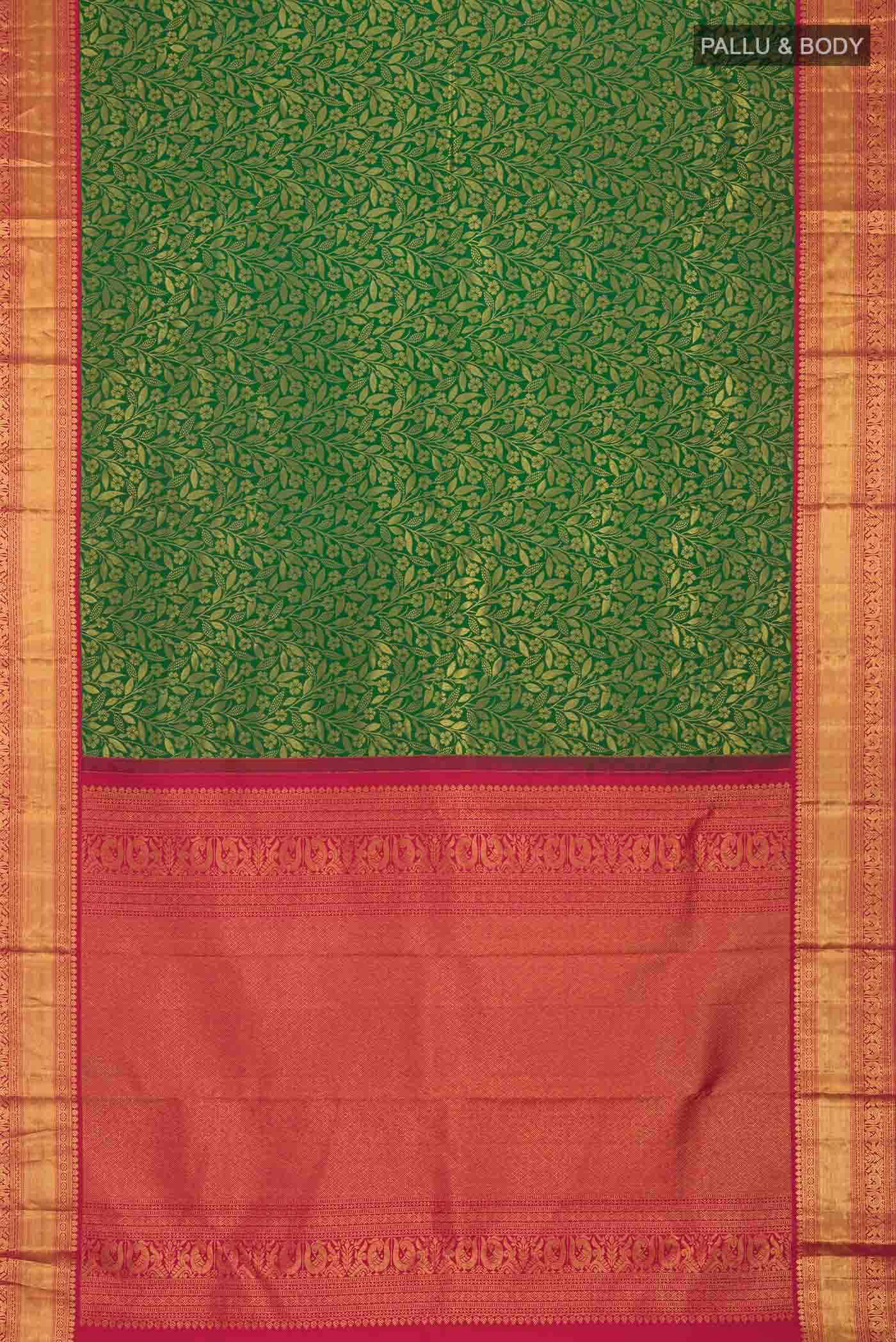 Green Kanchipuram Silk Saree