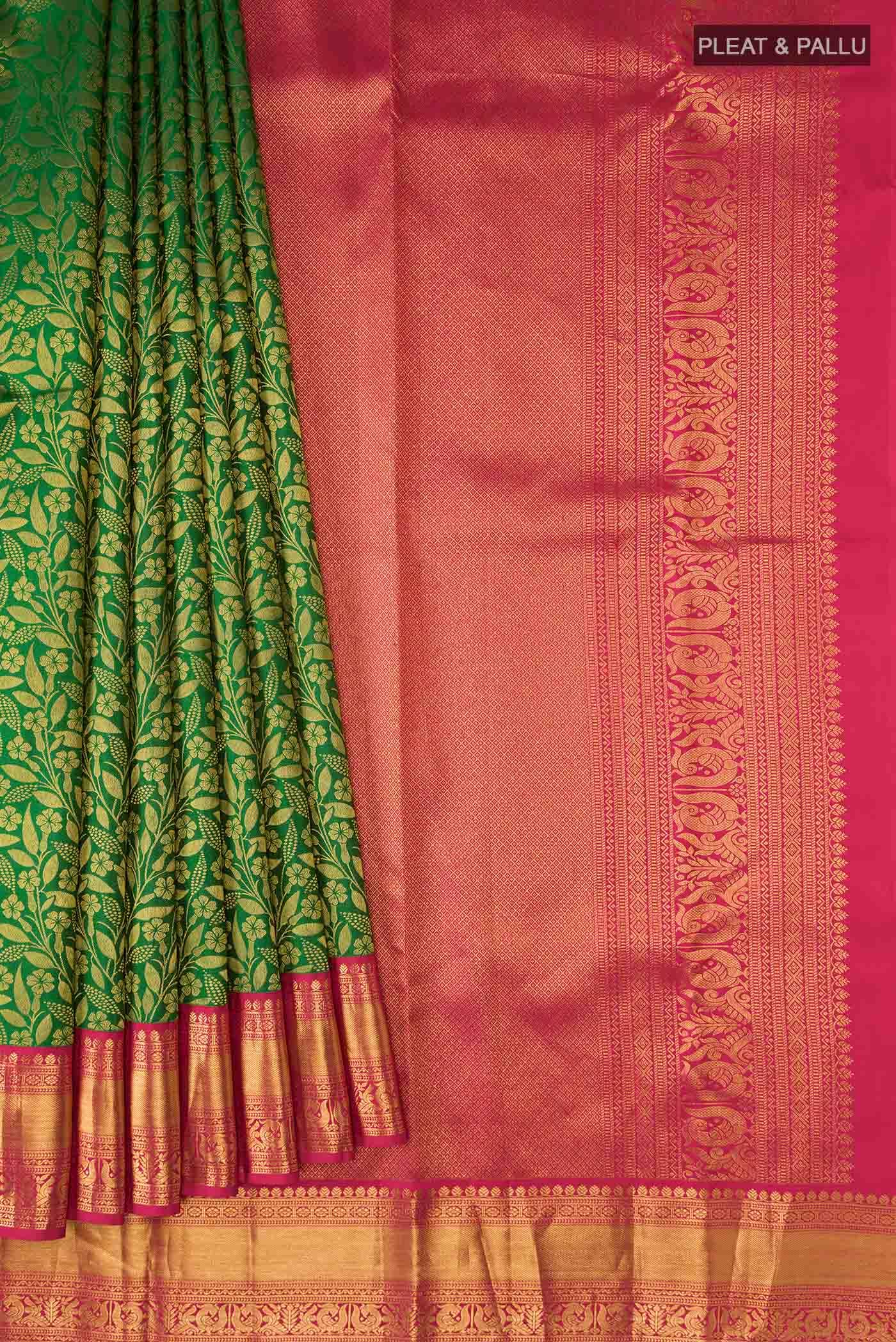 Green Kanchipuram Silk Saree