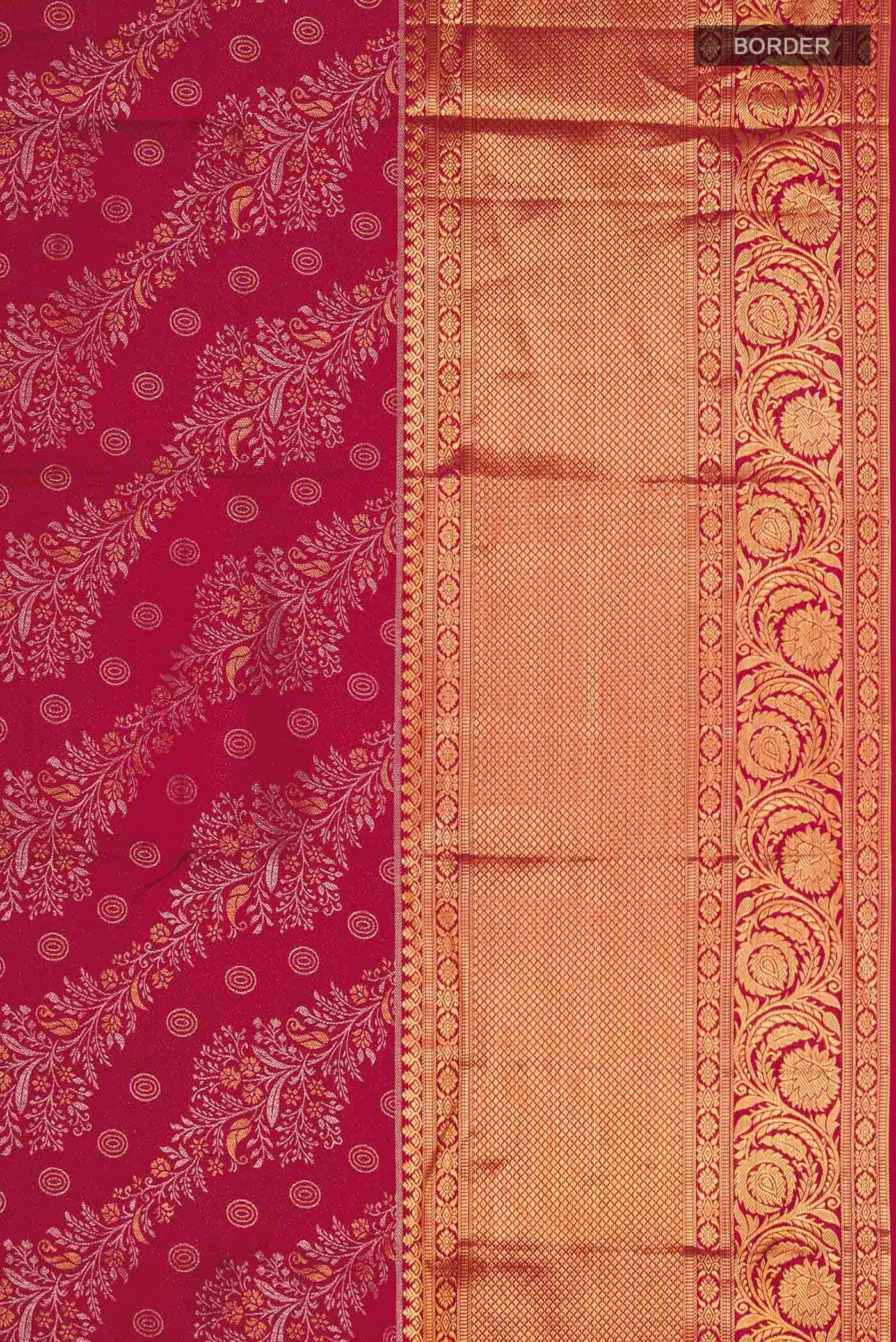 Red Kanchipuram Silk Saree