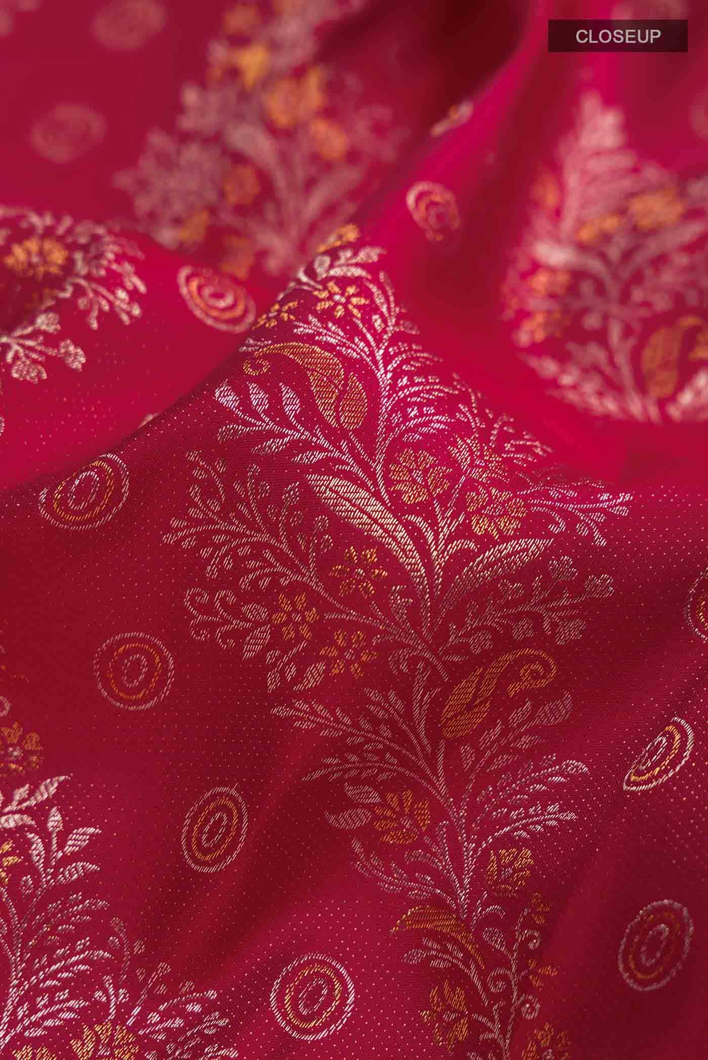 Red Kanchipuram Silk Saree