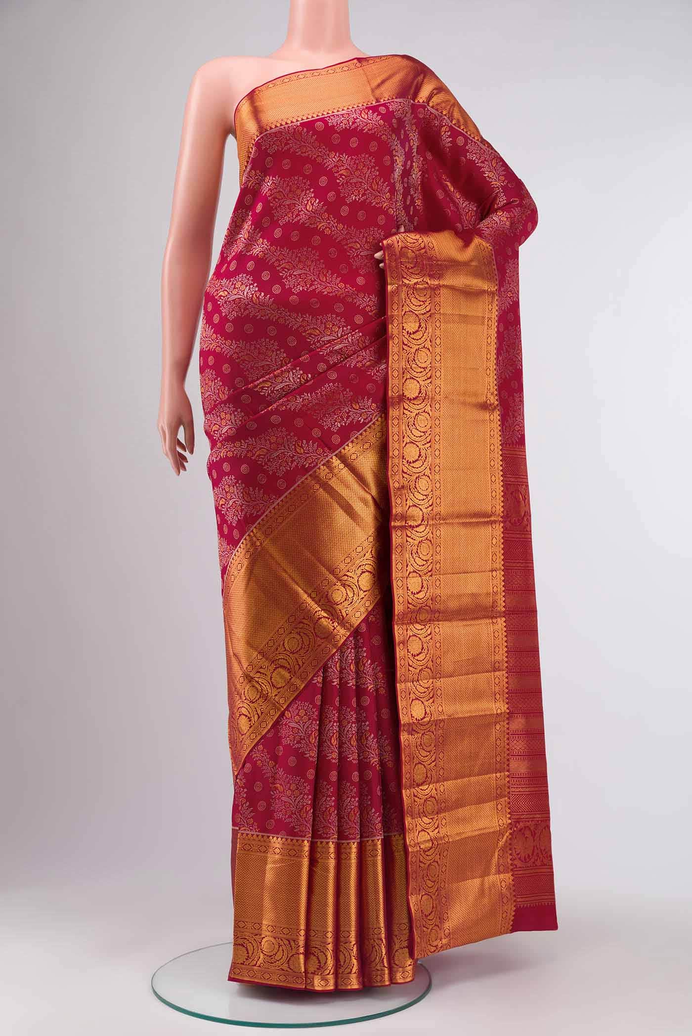 Red Kanchipuram Silk Saree