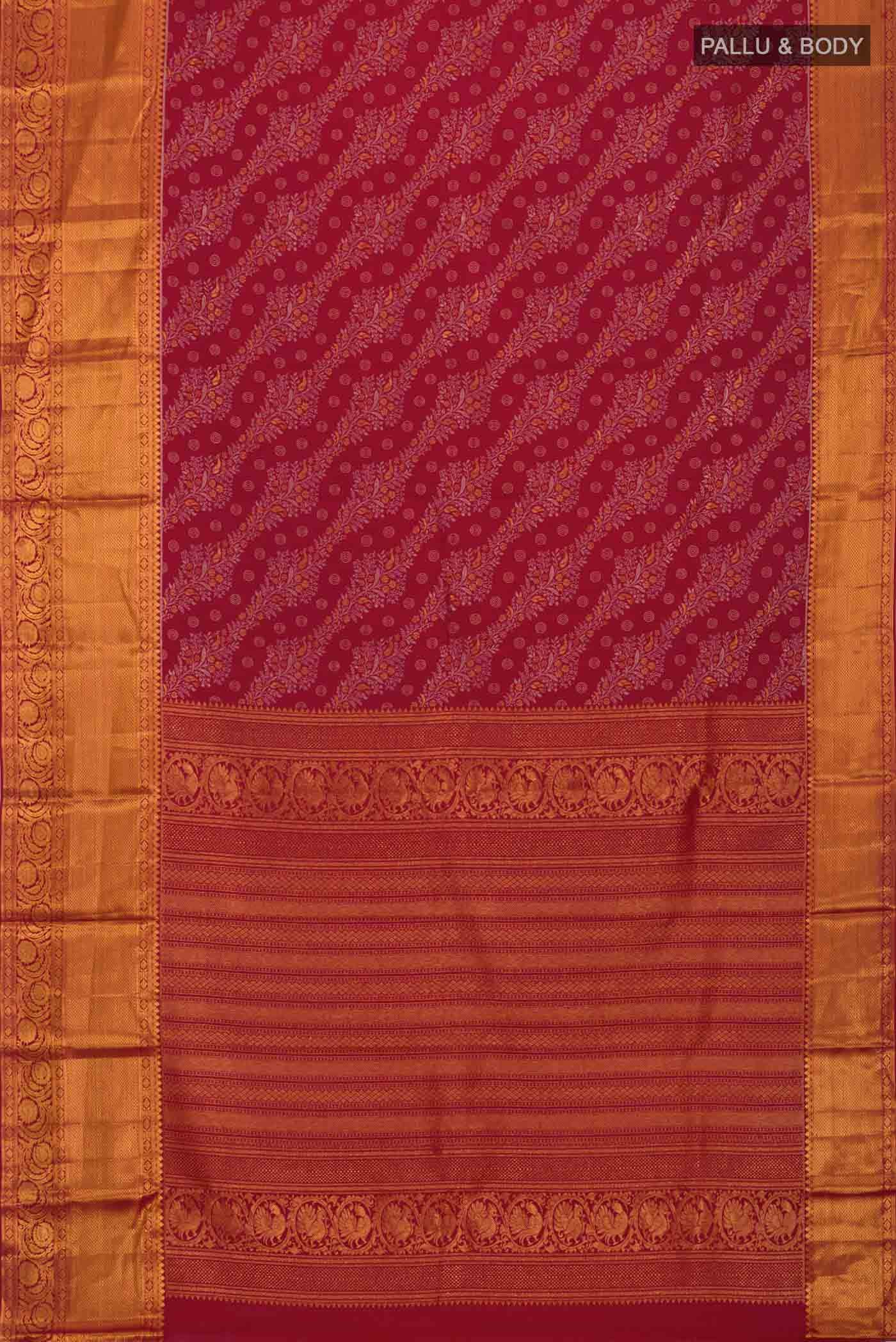 Red Kanchipuram Silk Saree