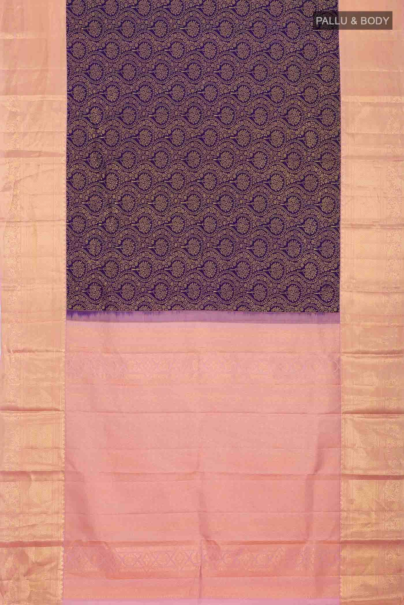 Blue Kanchipuram Saree