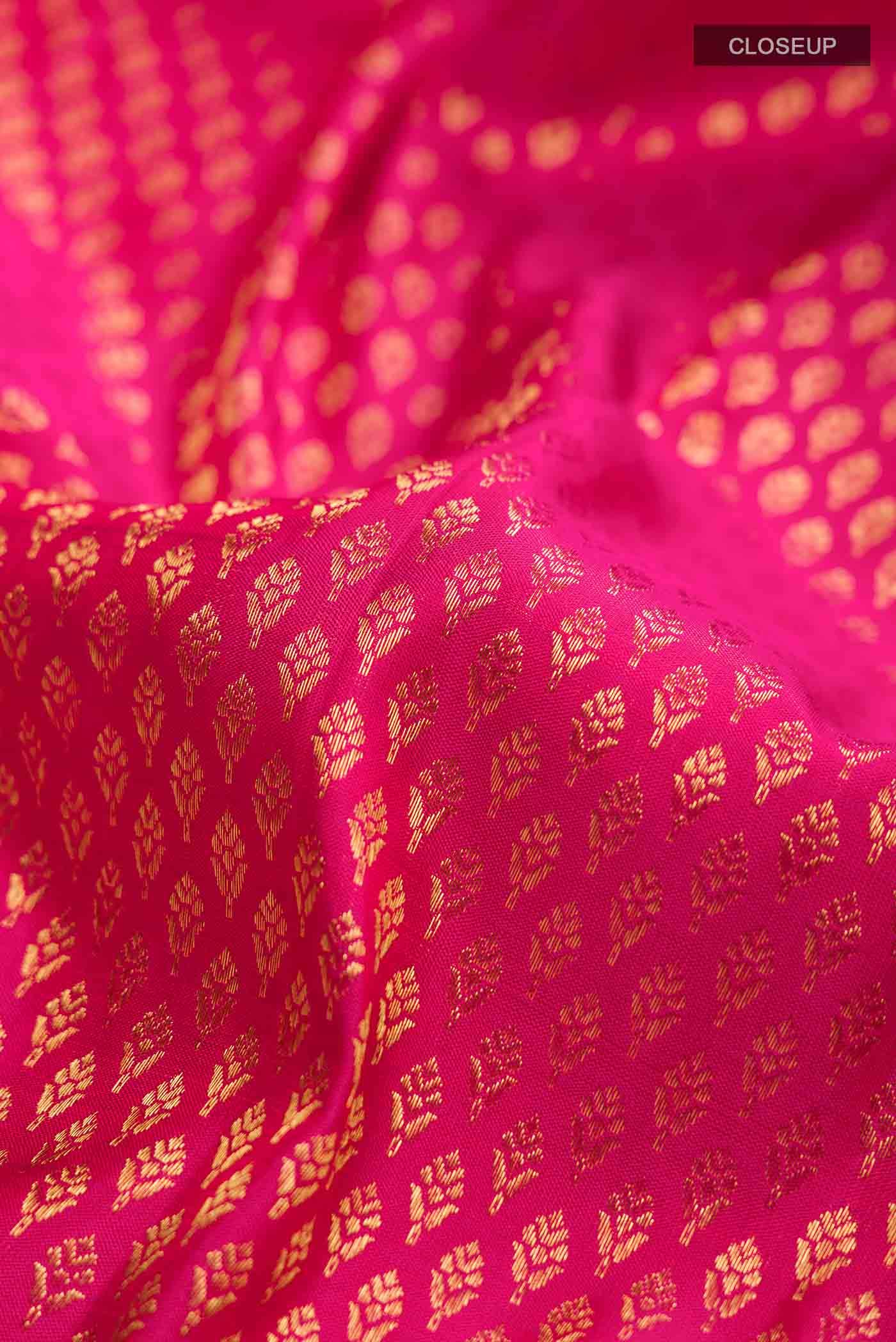 Pink Kanchipuram Silk Saree