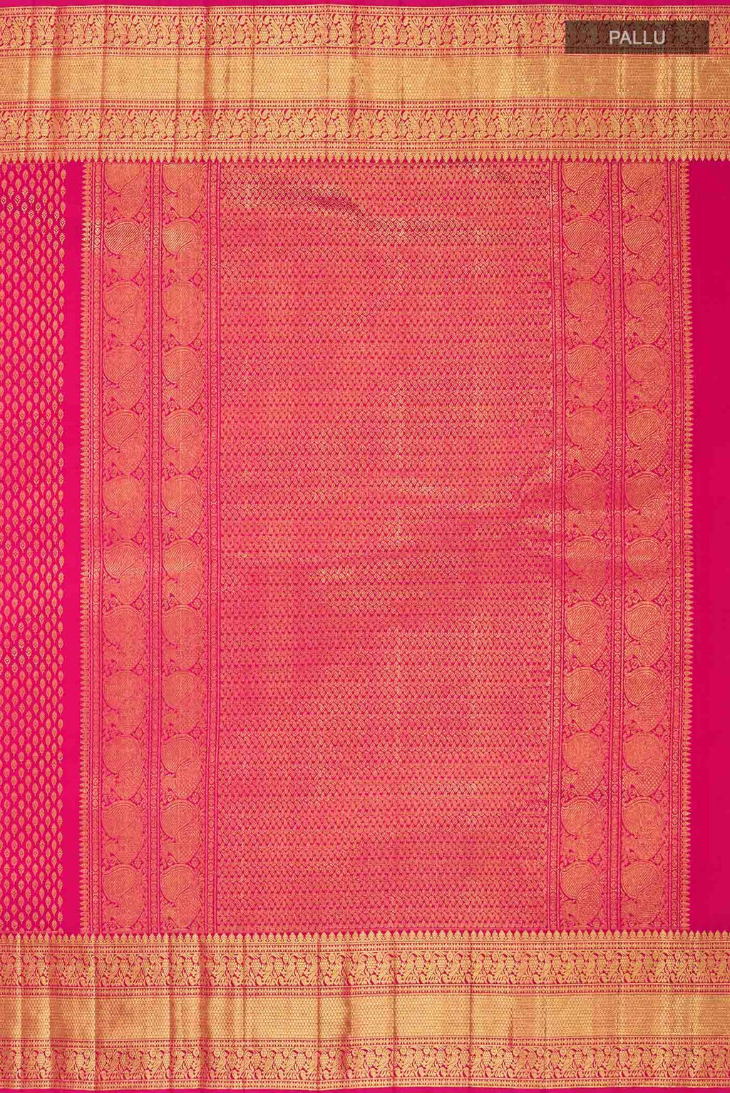 Pink Kanchipuram Silk Saree