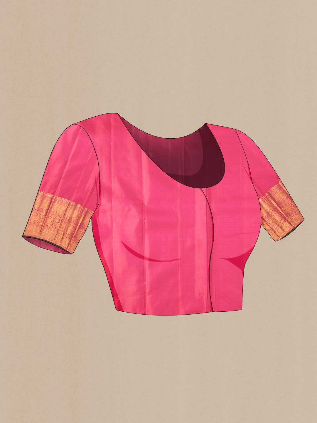 Multi Kanchipuram Silk Saree