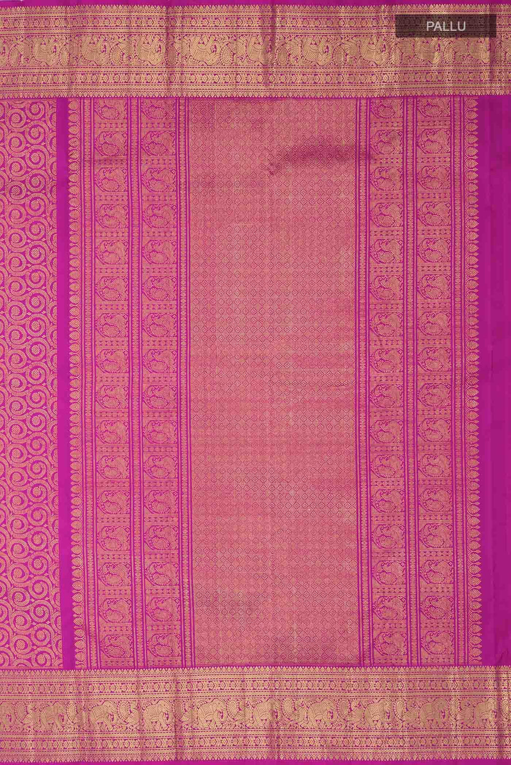 Magenta Kanchipuram Silk Saree