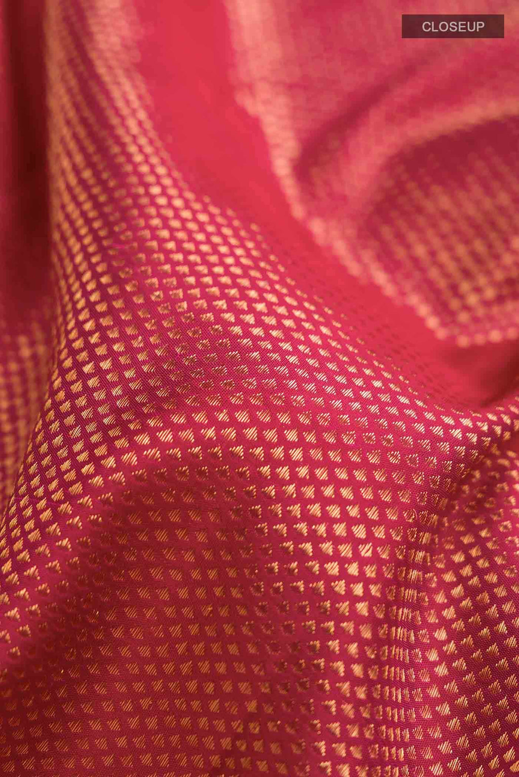 Magenta Kanchipuram Silk Saree