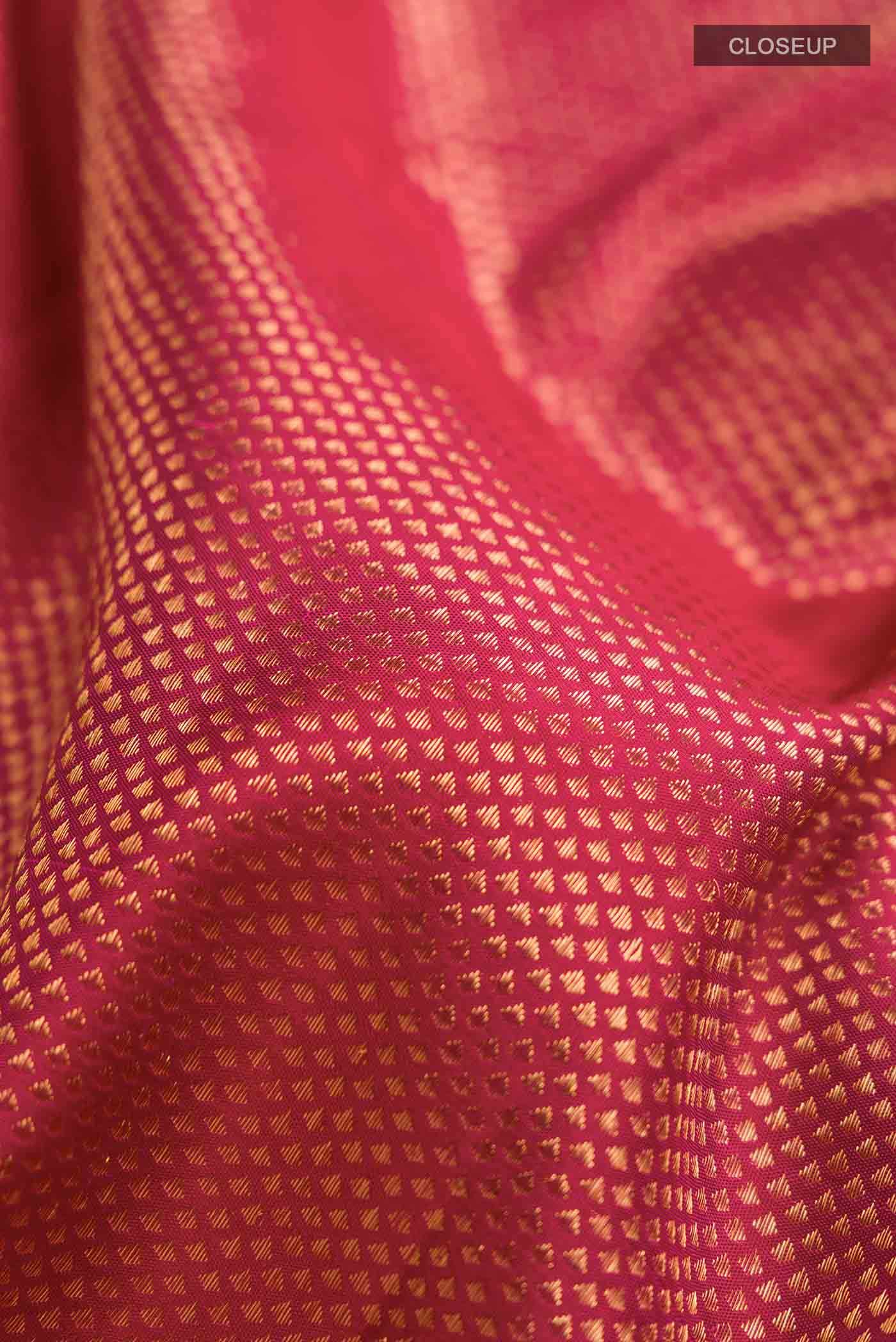Magenta Kanchipuram Silk Saree