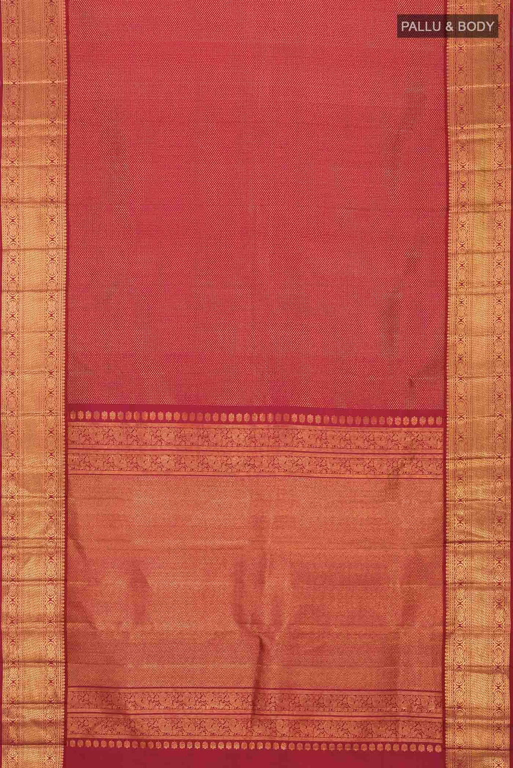 Magenta Kanchipuram Silk Saree