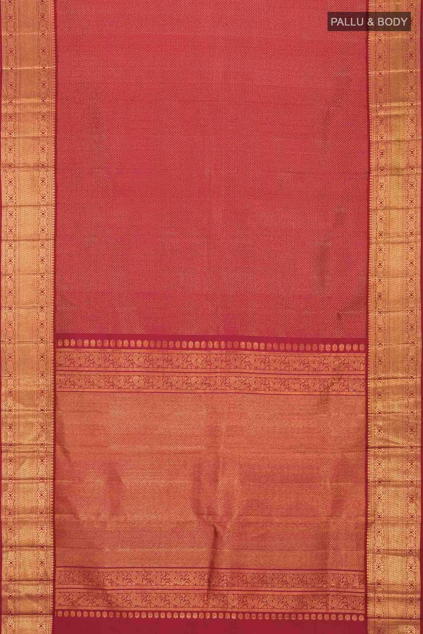 Magenta Kanchipuram Silk Saree