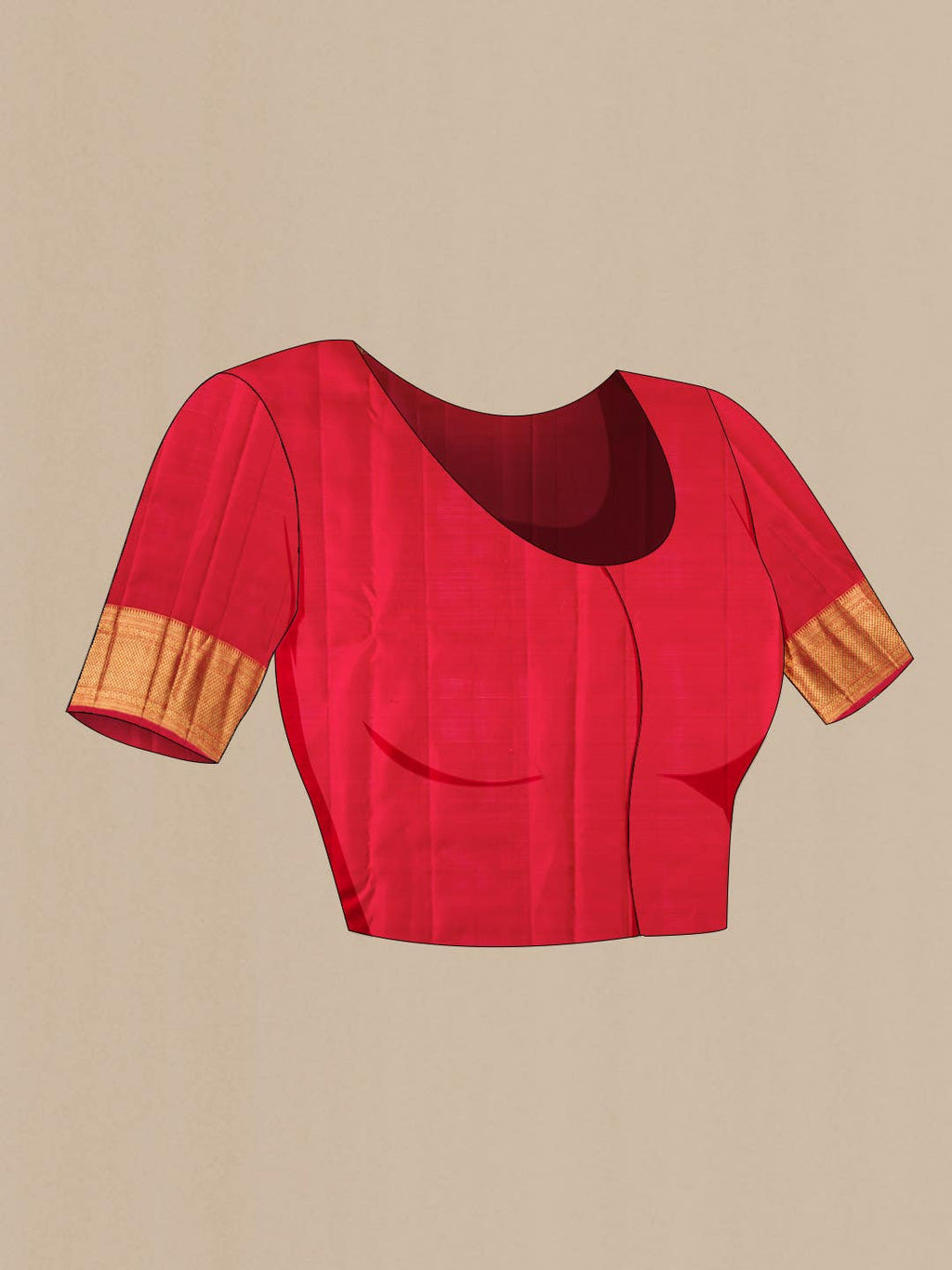 Red Kanchipuram Silk Saree