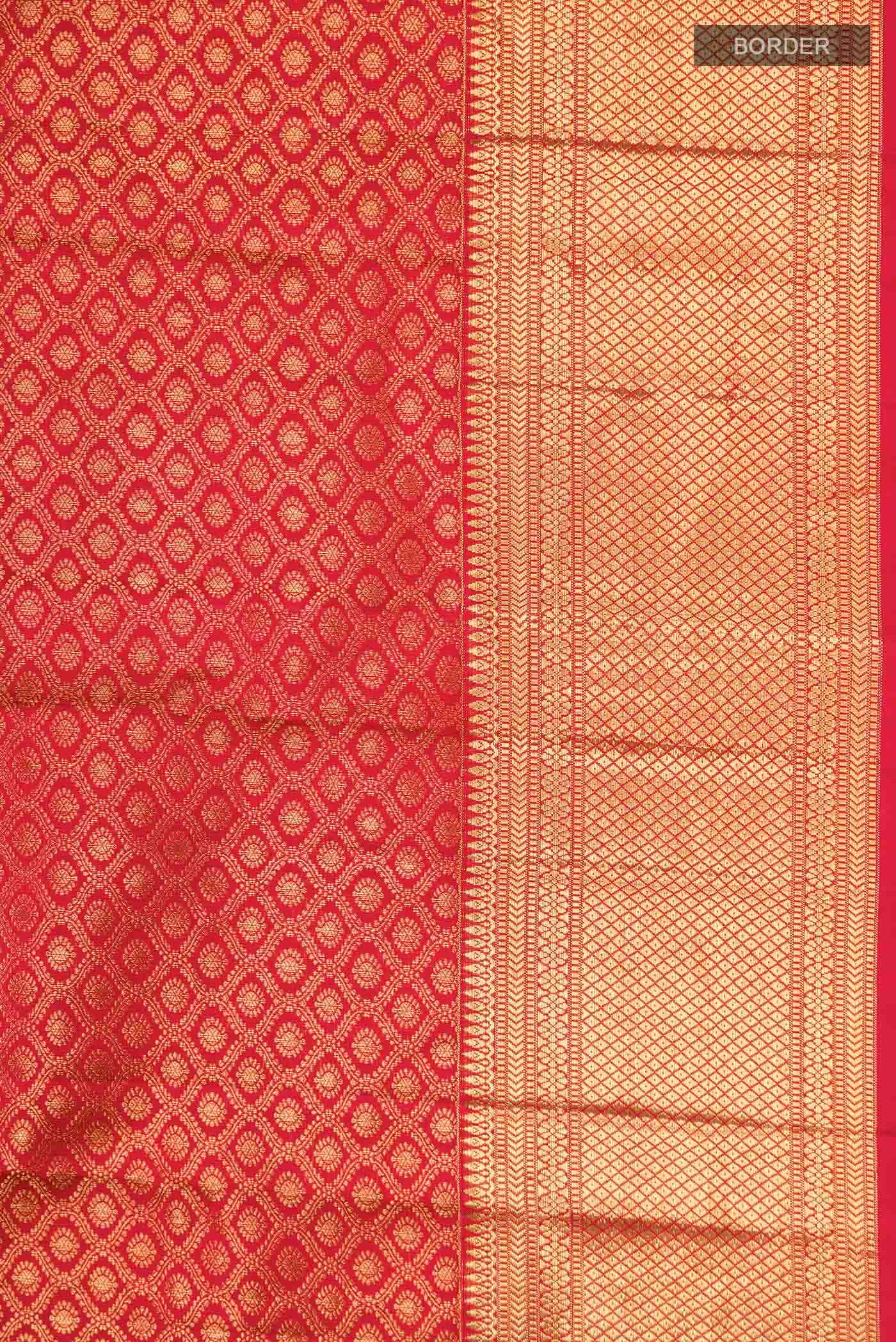 Red Kanchipuram Silk Saree