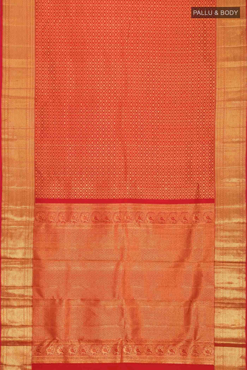 Red Kanchipuram Silk Saree