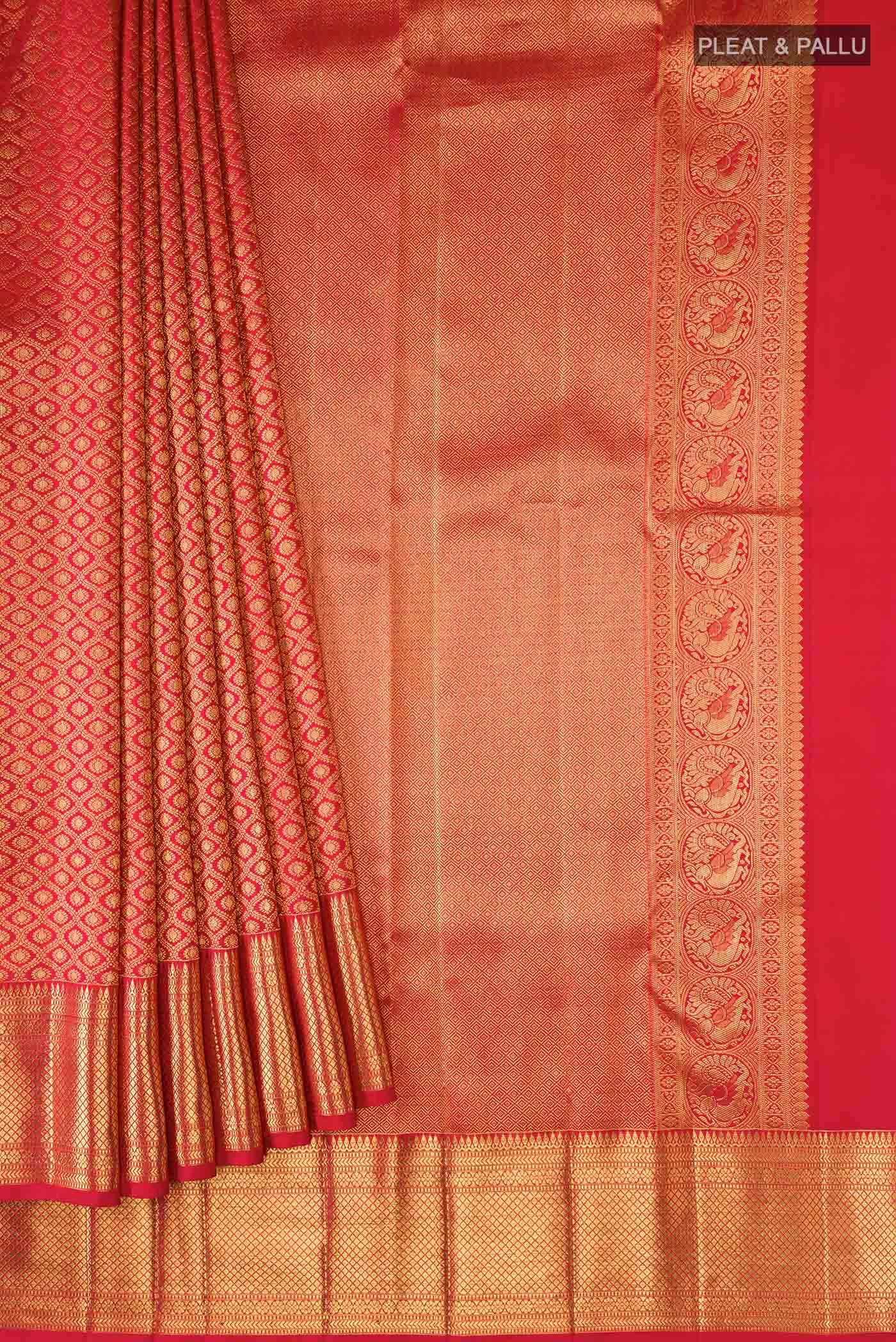 Red Kanchipuram Silk Saree