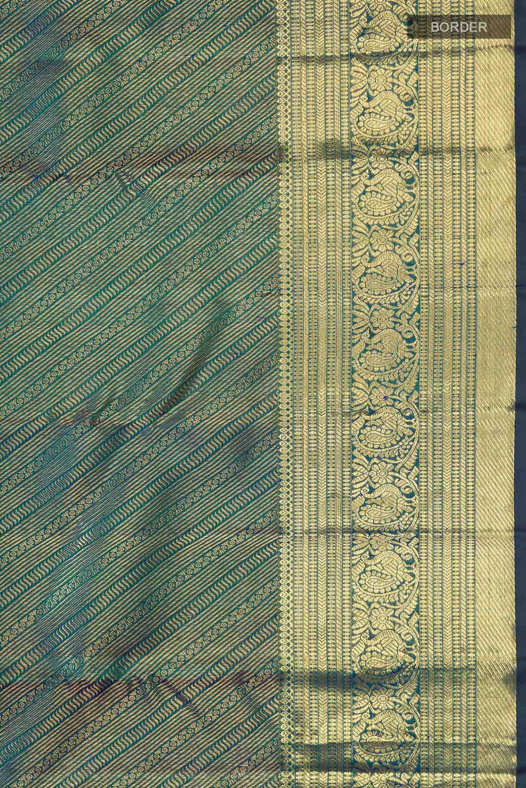 Blue Kanchipuram Silk Saree
