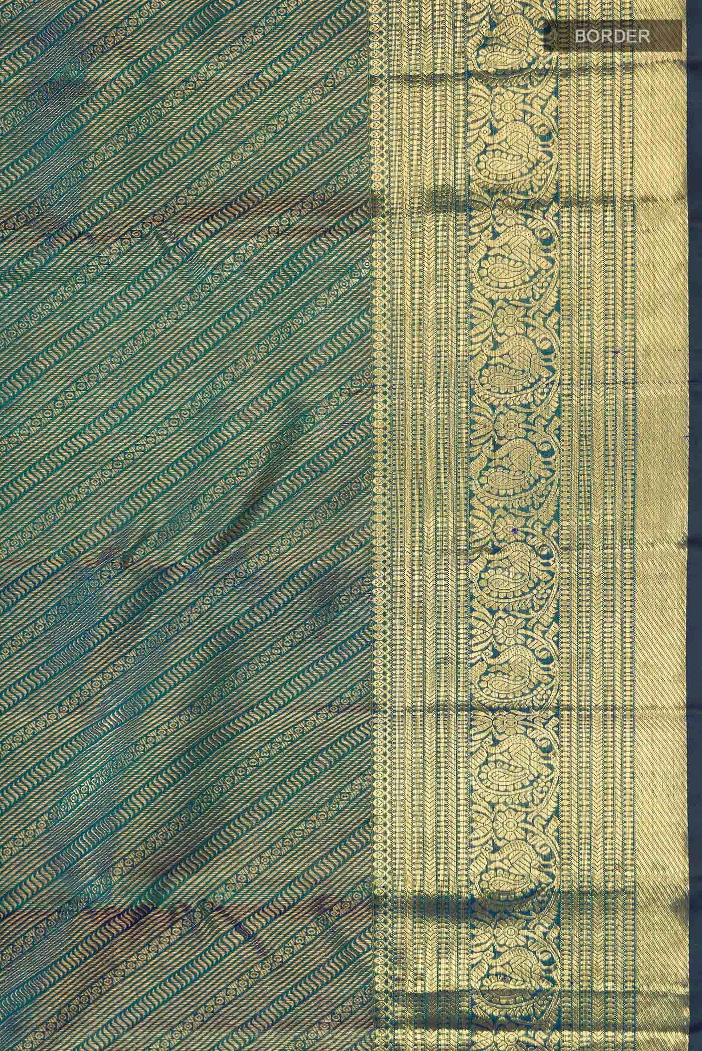 Blue Kanchipuram Silk Saree