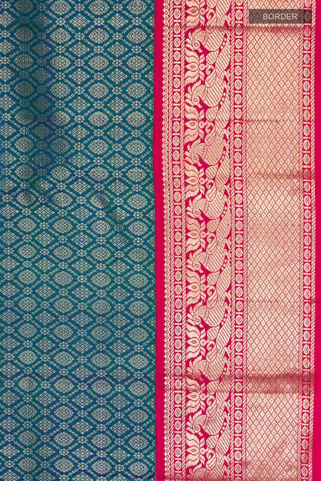 Blue Kanchipuram Silk Saree