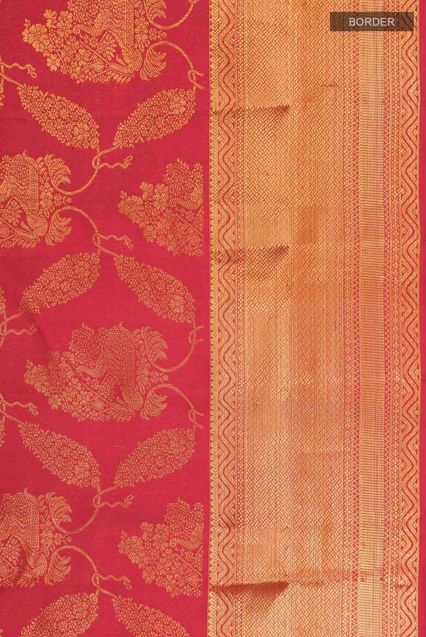 Red Kanchipuram Silk Saree