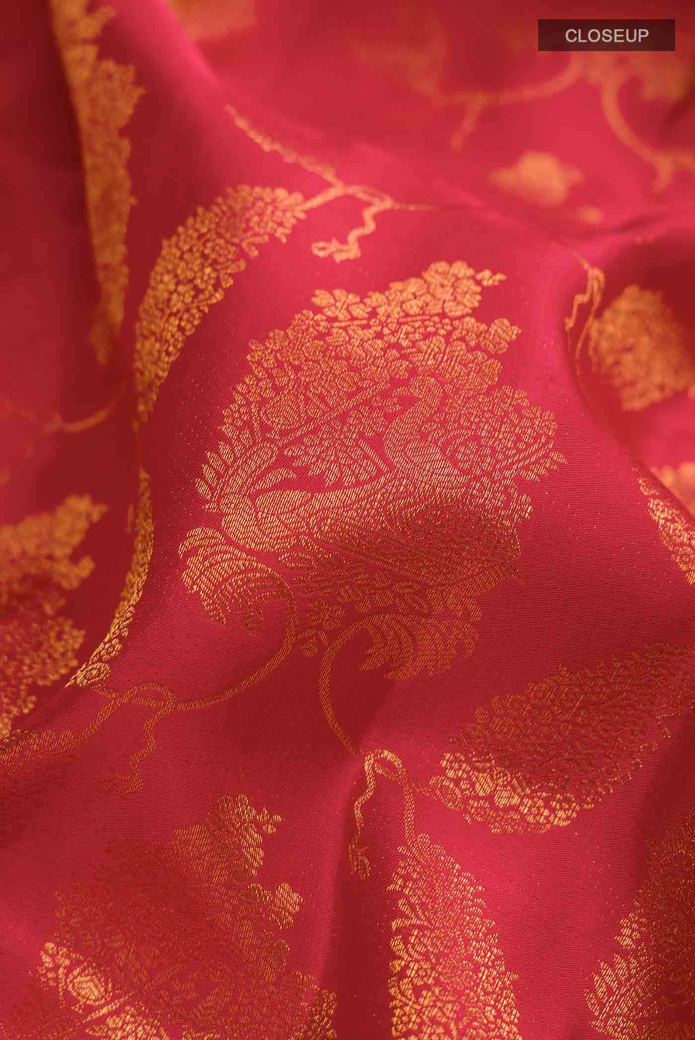Red Kanchipuram Silk Saree