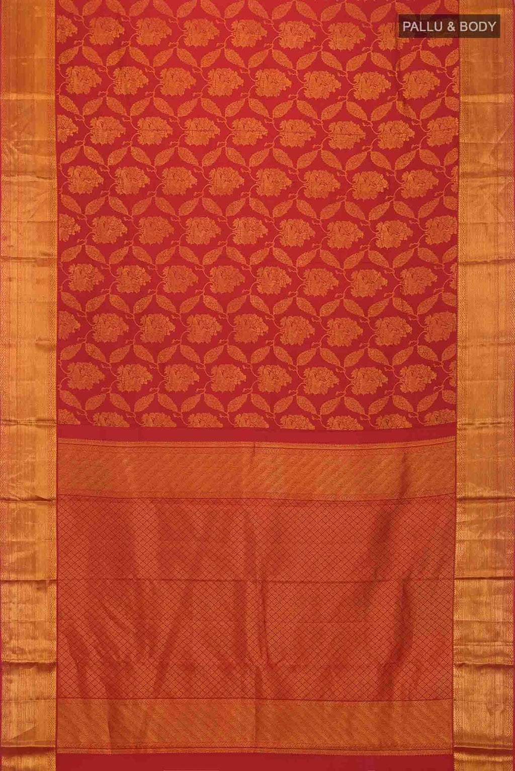 Red Kanchipuram Silk Saree