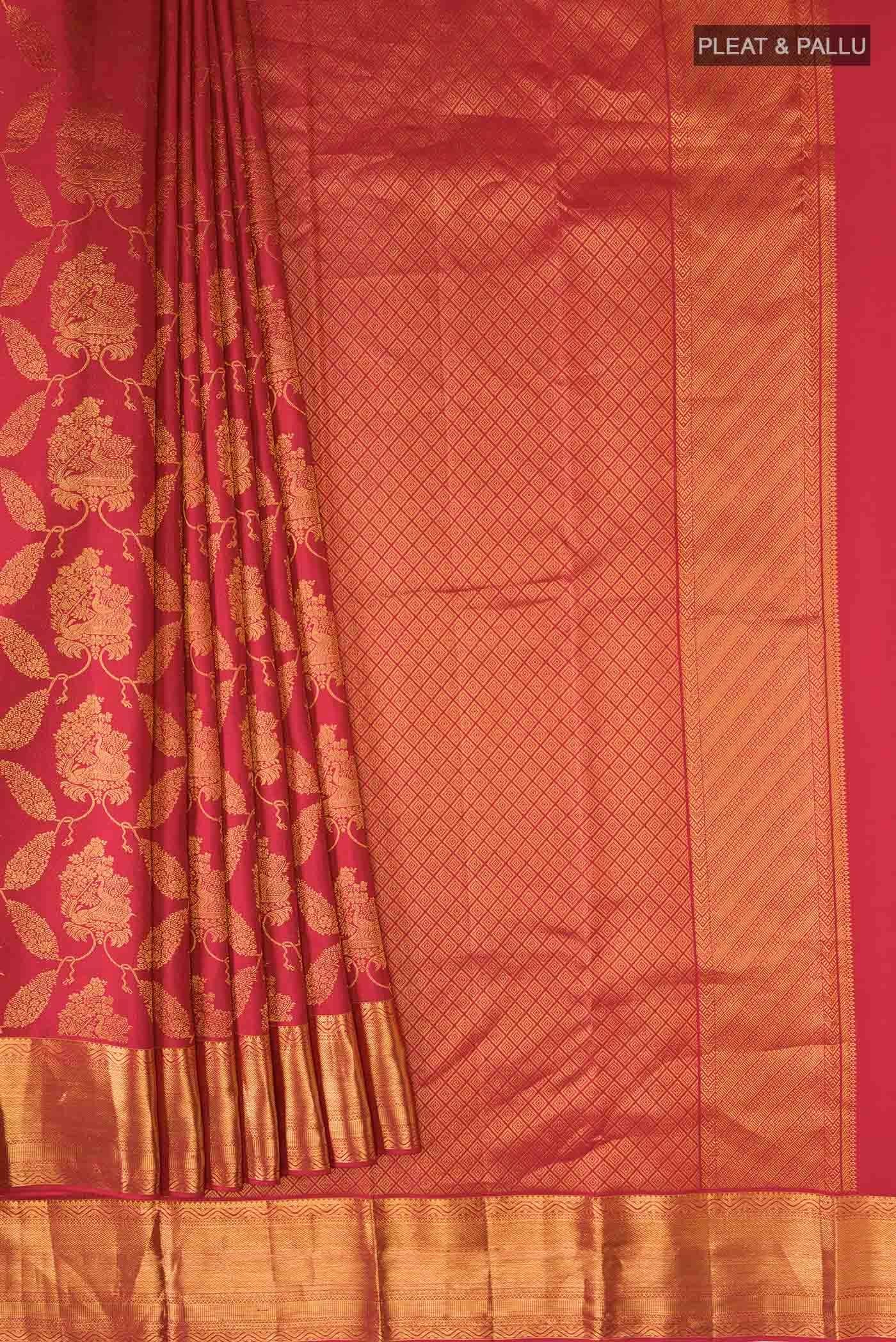 Red Kanchipuram Silk Saree
