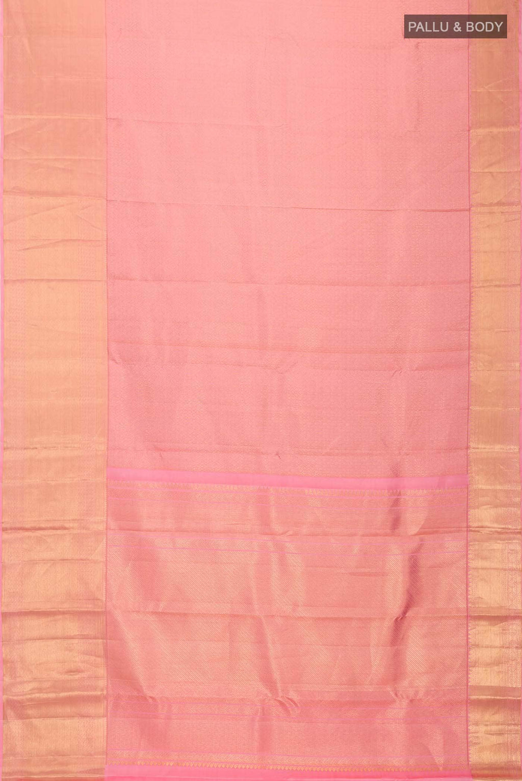 Peach Kanchipuram Silk Saree