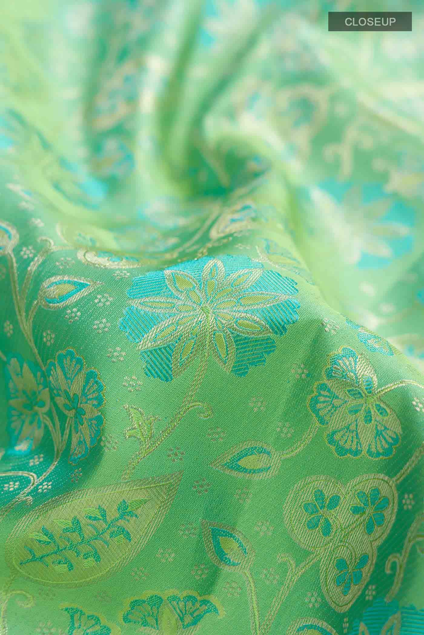 Green Kanchipuram Silk Saree