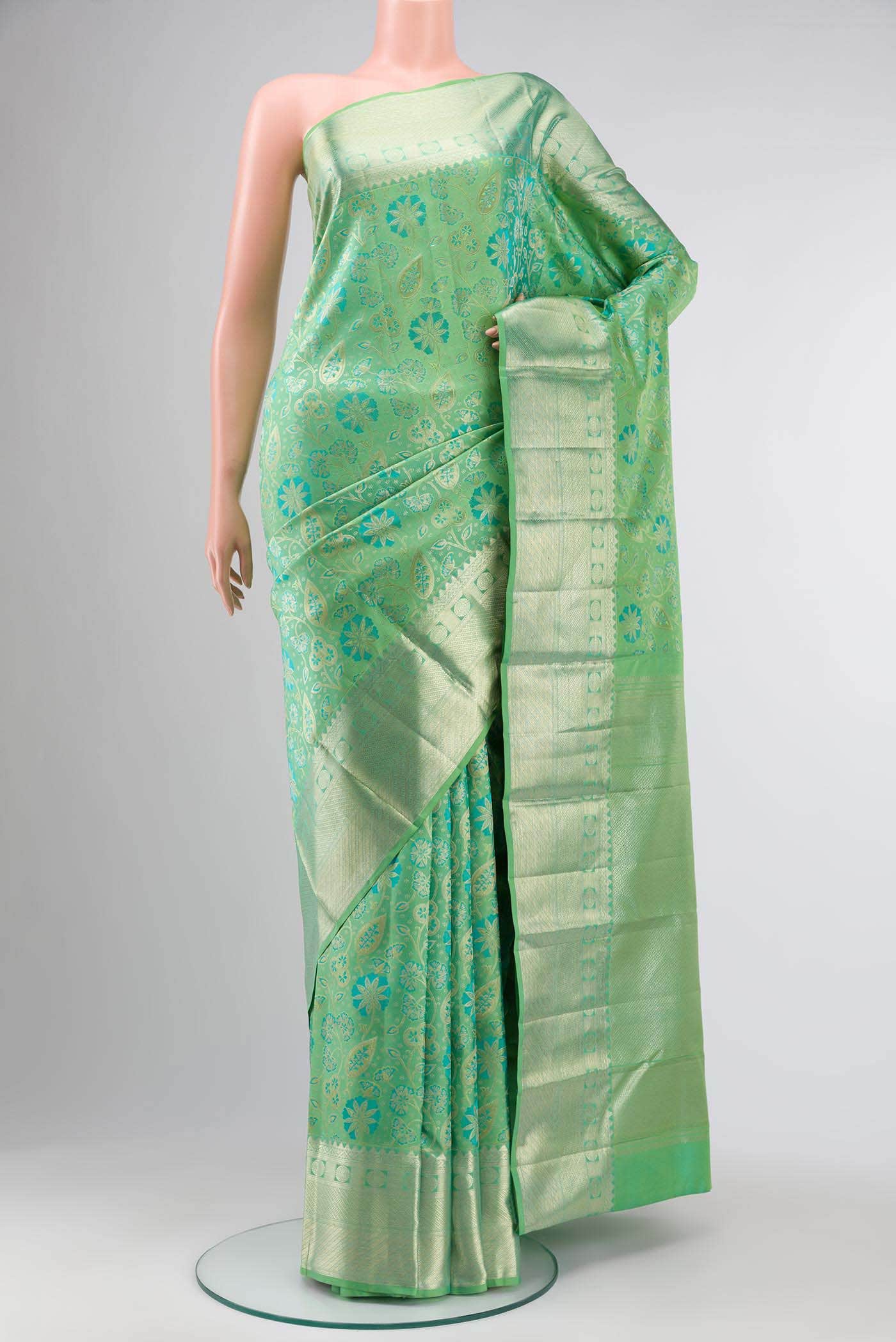 Green Kanchipuram Silk Saree