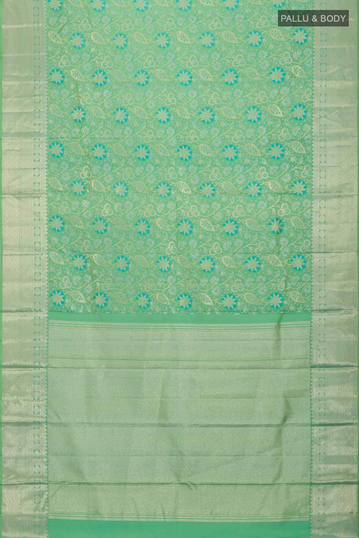 Green Kanchipuram Silk Saree