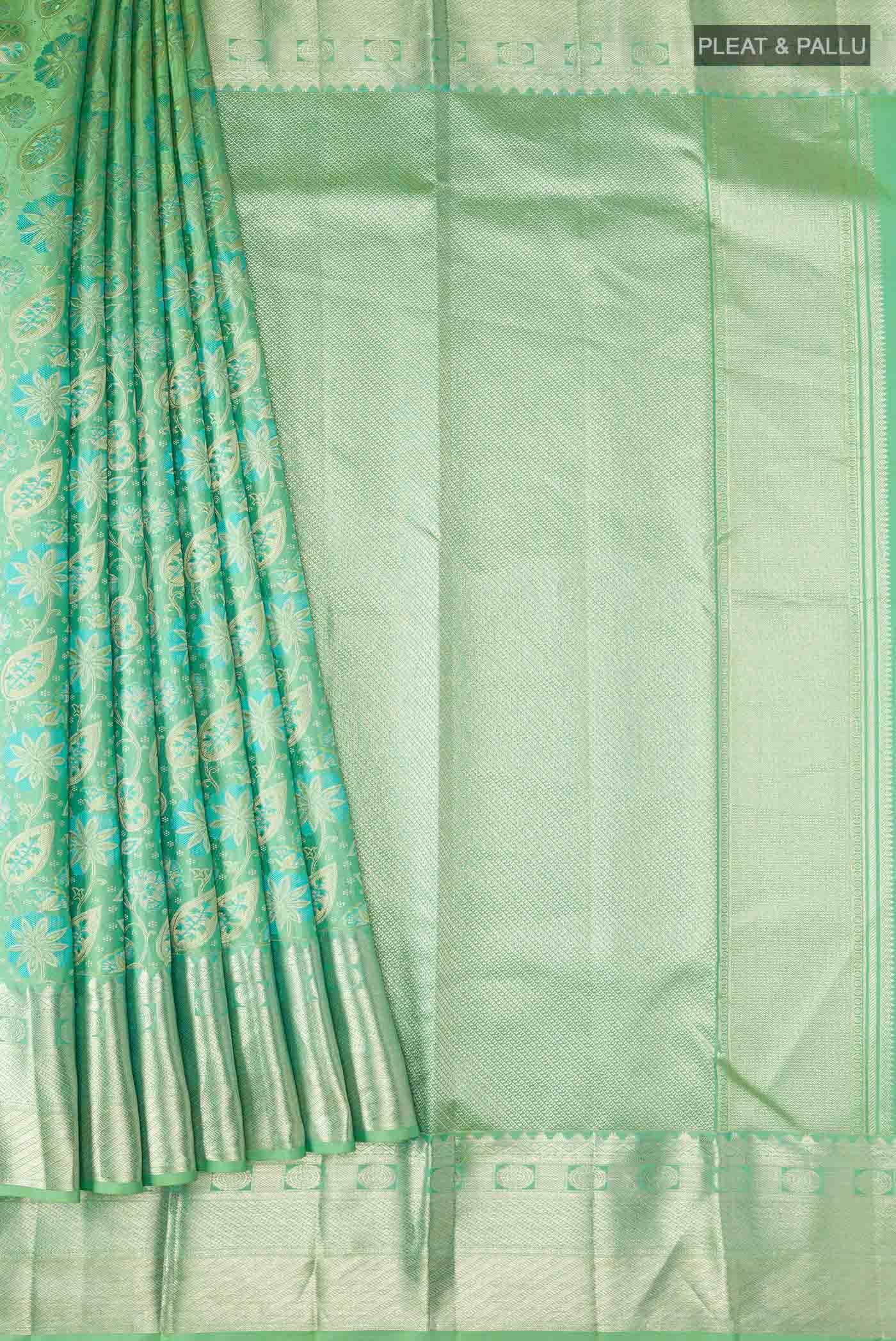 Green Kanchipuram Silk Saree