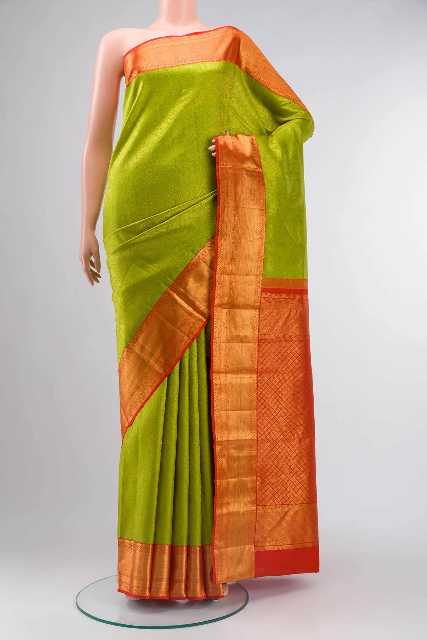 Green Kanchipuram Silk Saree