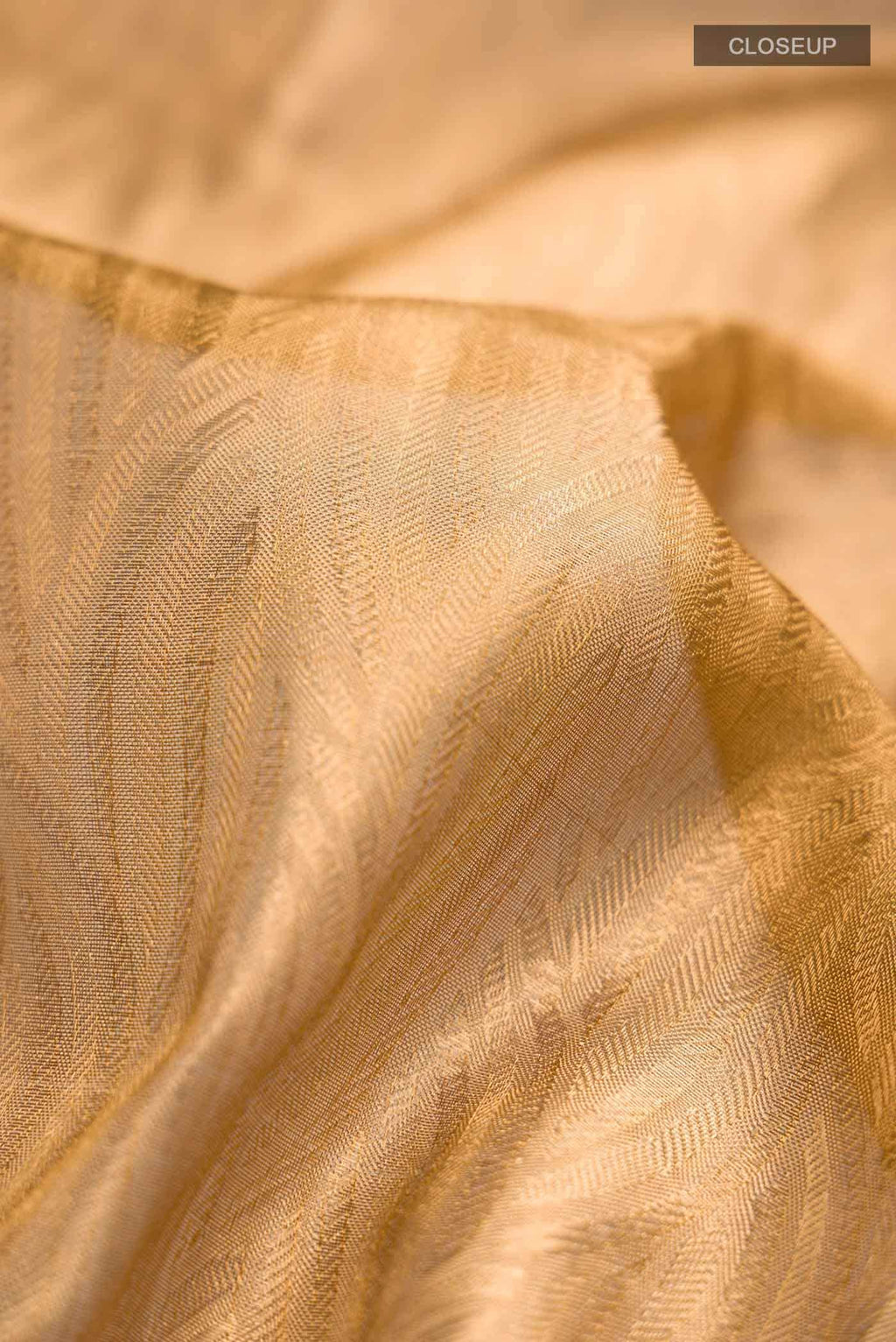 Gold Kanchipuram Tissue Silk Saree