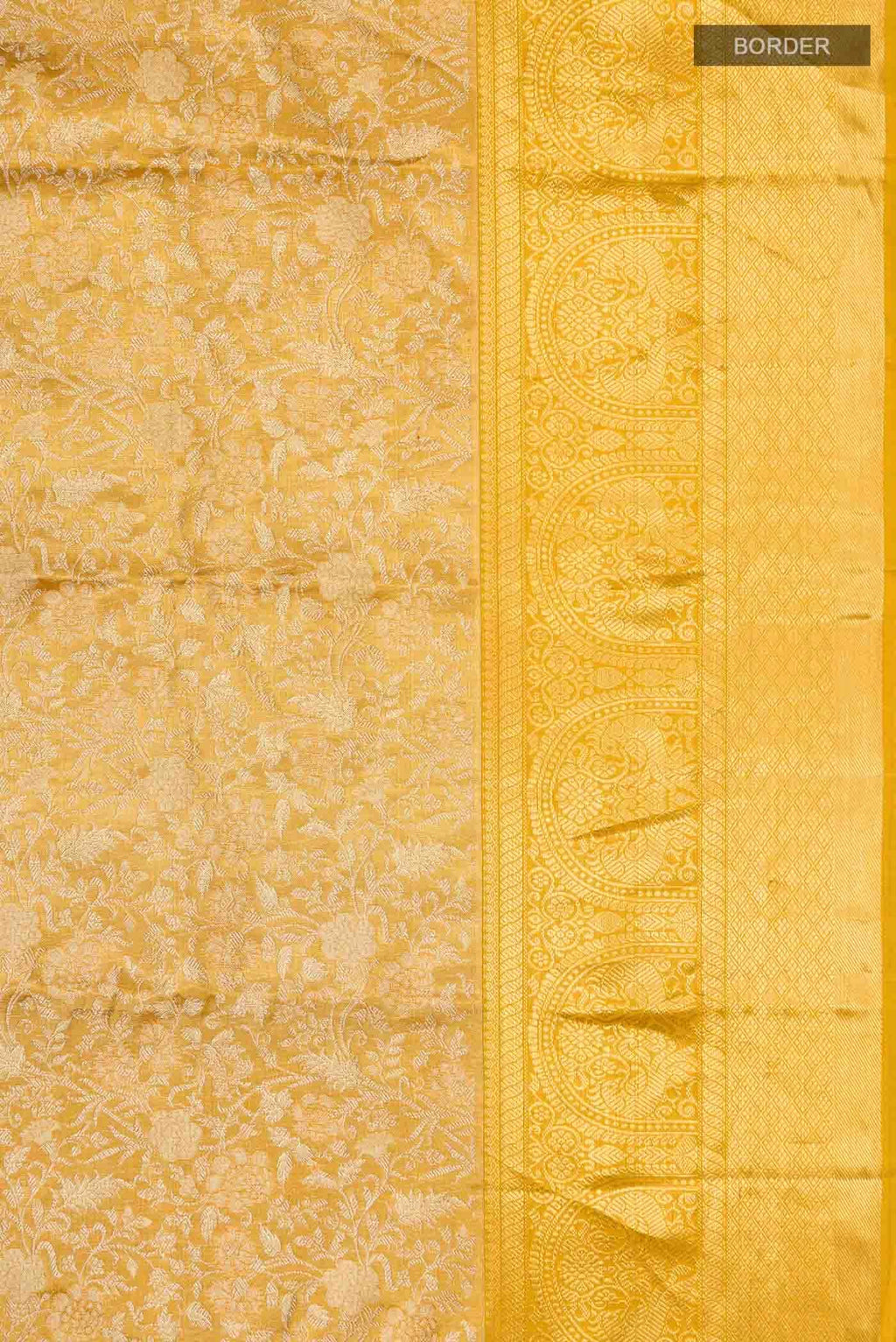 Gold Kanchipuram Tissue Silk Saree