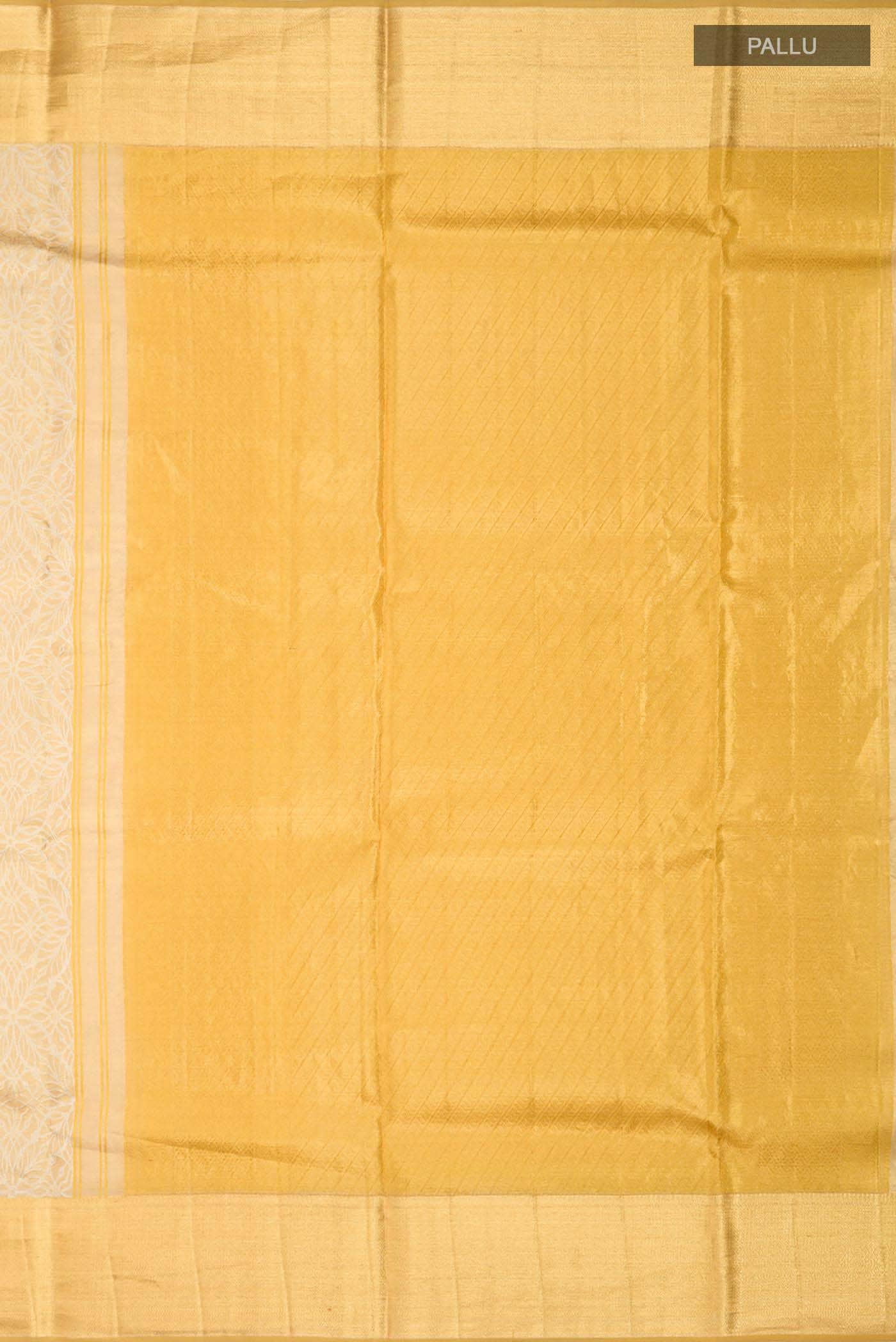 Gold Kanchipuram Tissue Silk Saree