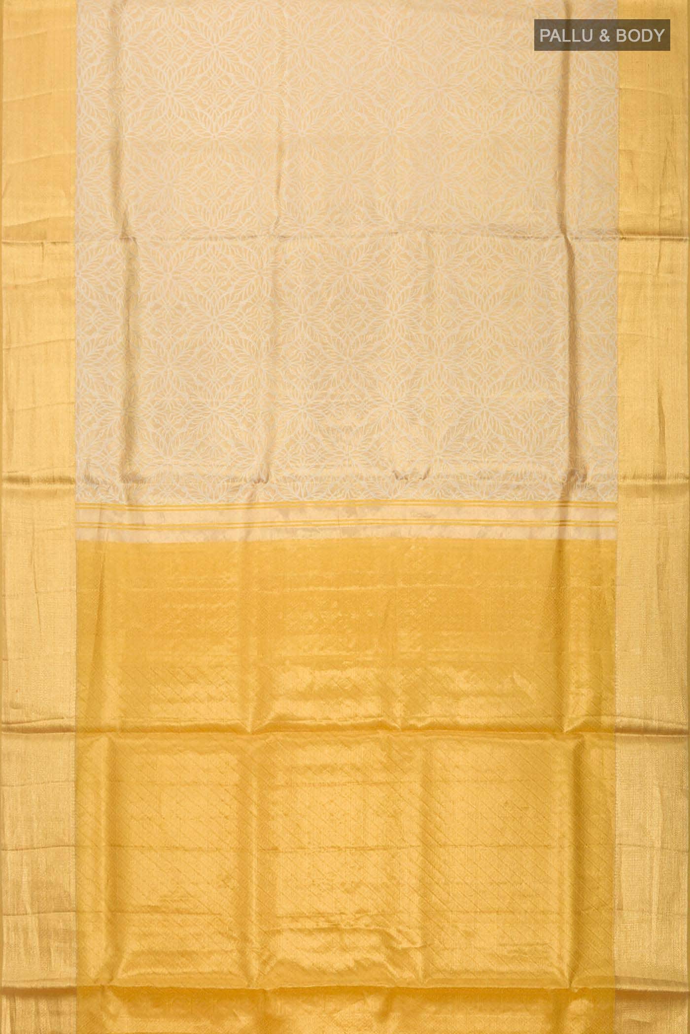 Gold Kanchipuram Tissue Silk Saree