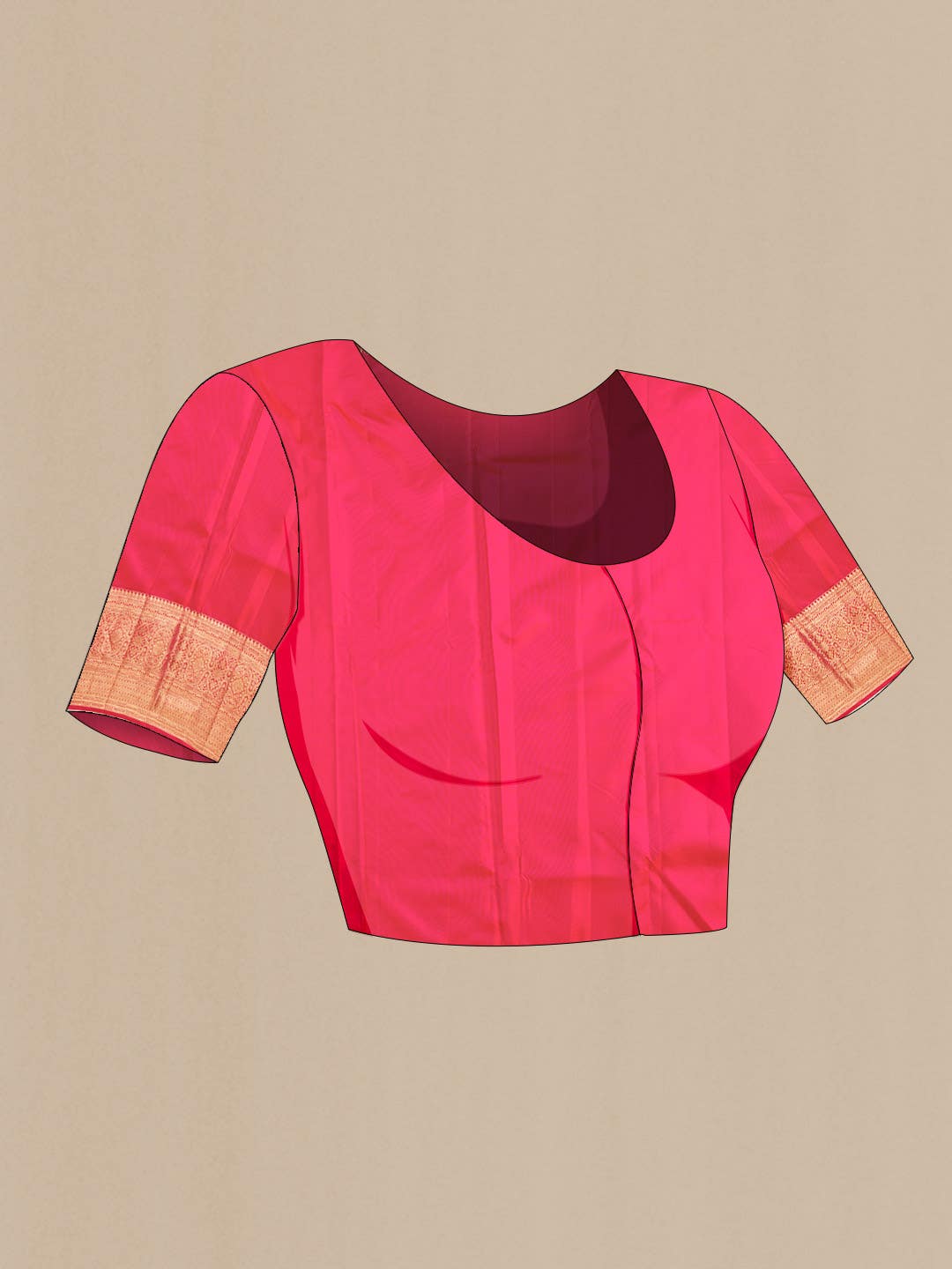 Red Kanchipuram Silk Saree
