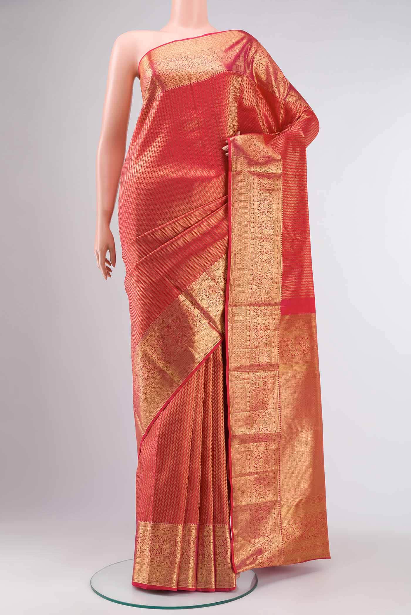 Red Kanchipuram Silk Saree