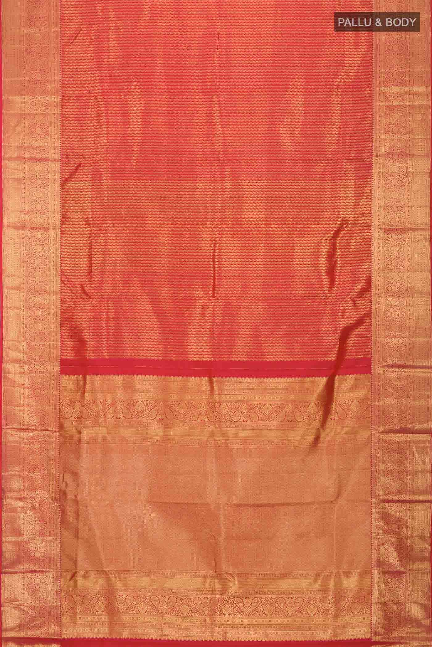 Red Kanchipuram Silk Saree